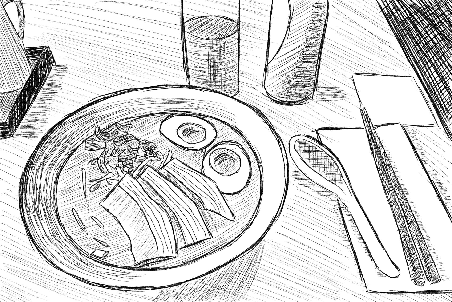 Miso Ramen (b/w)