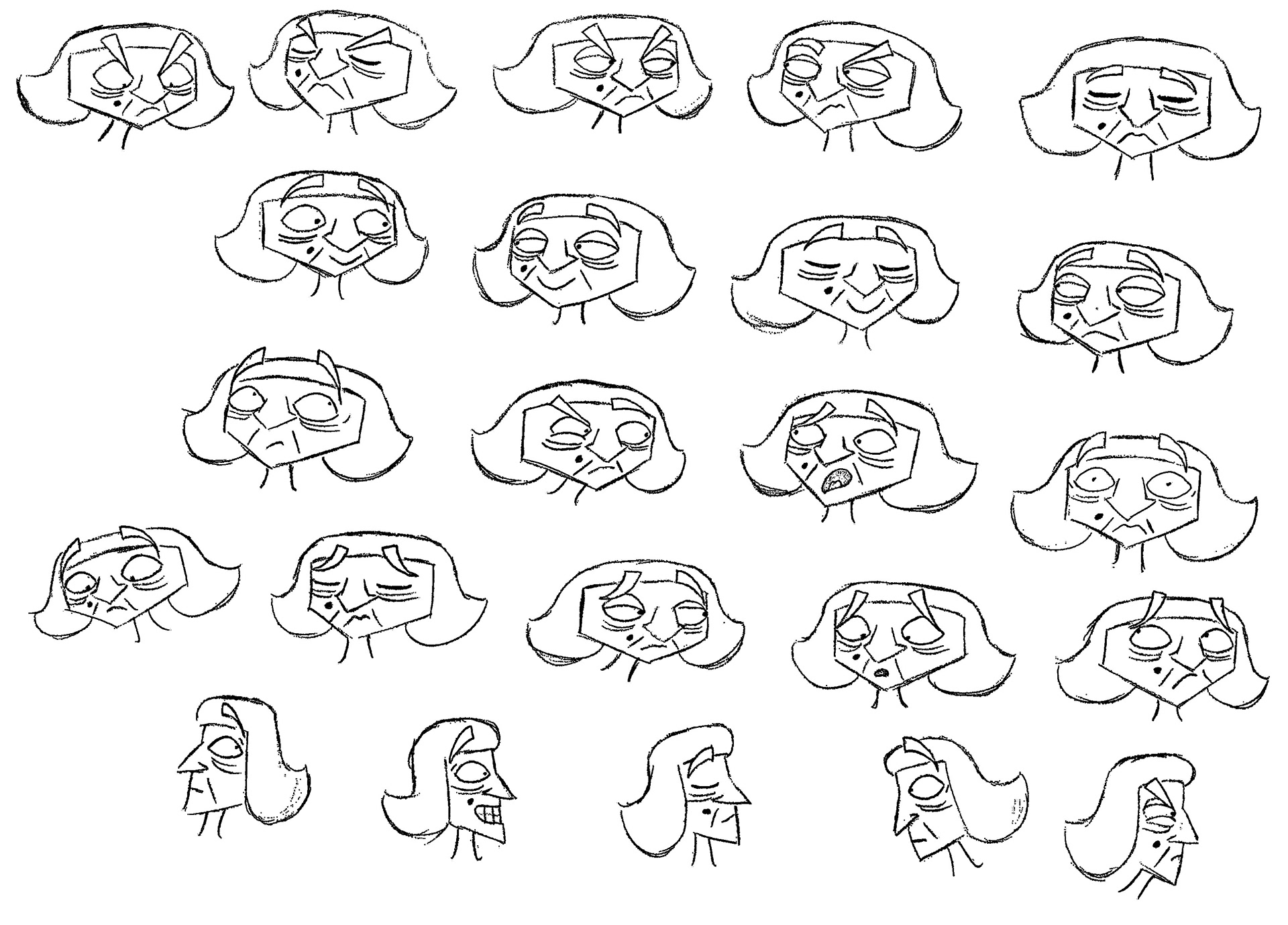 Princess Dragomiroff (model sheet)