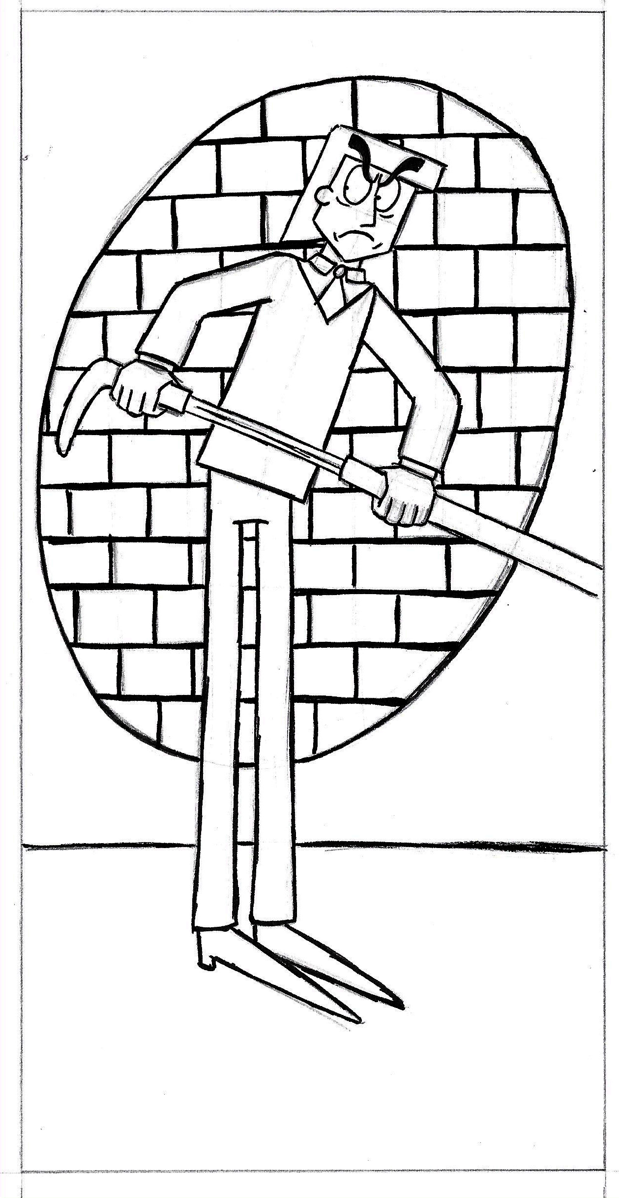 Hector McQueen (evil) (lineart)