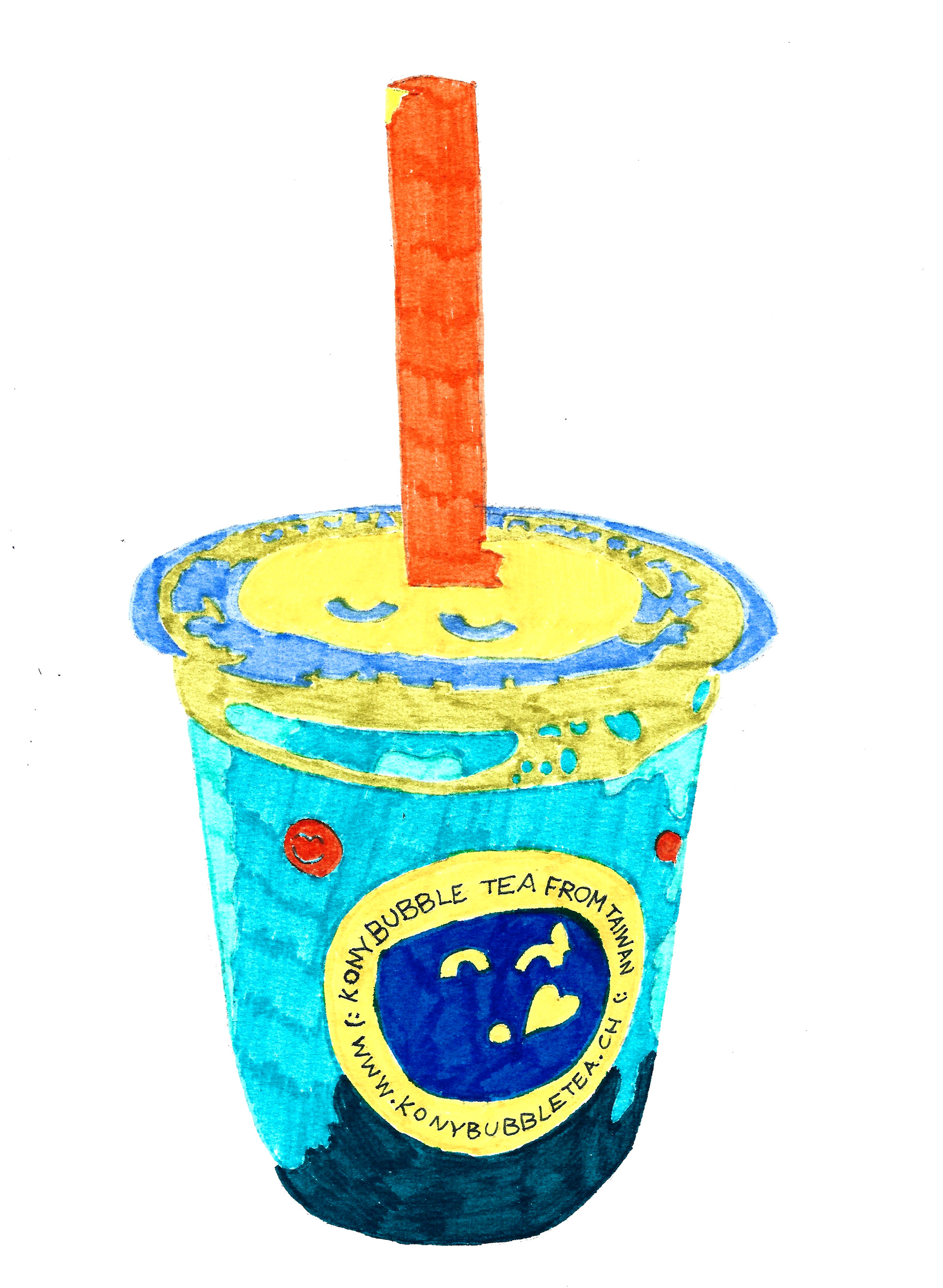Pop art with felt tip pens (cool)