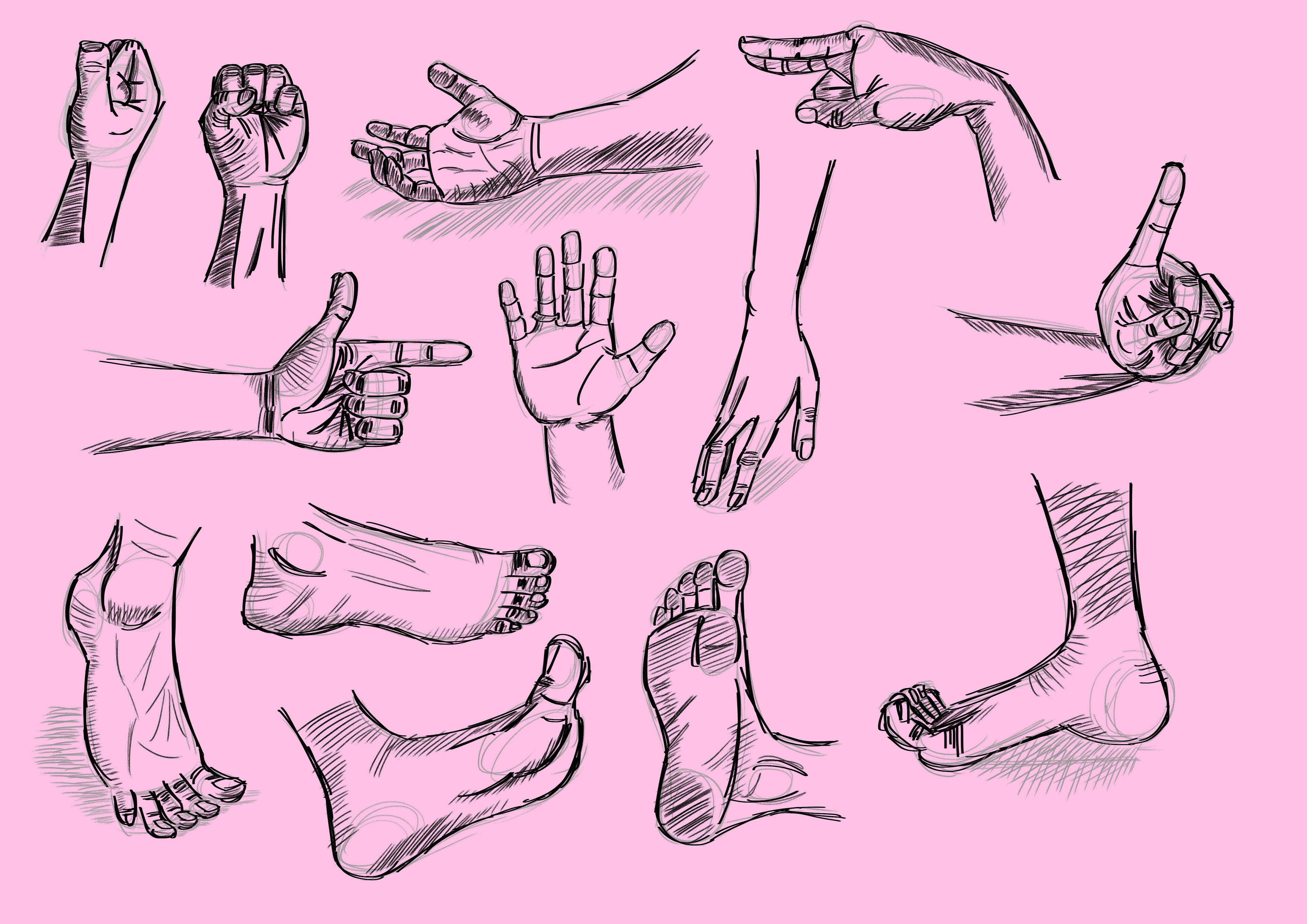 10 min/hand and foot