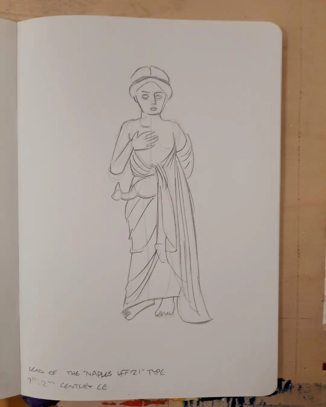 Naples Uffizi (traditional sketch)