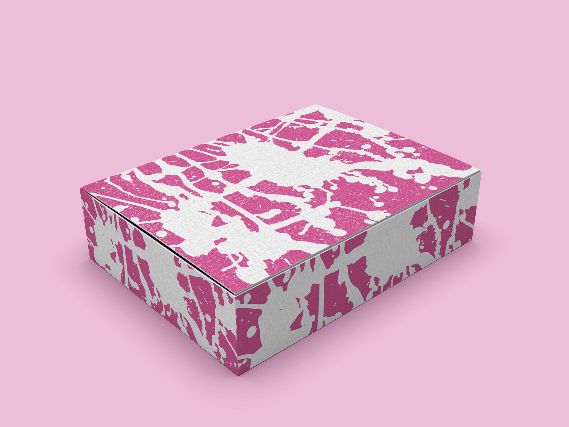 Splash design 6 applied on box