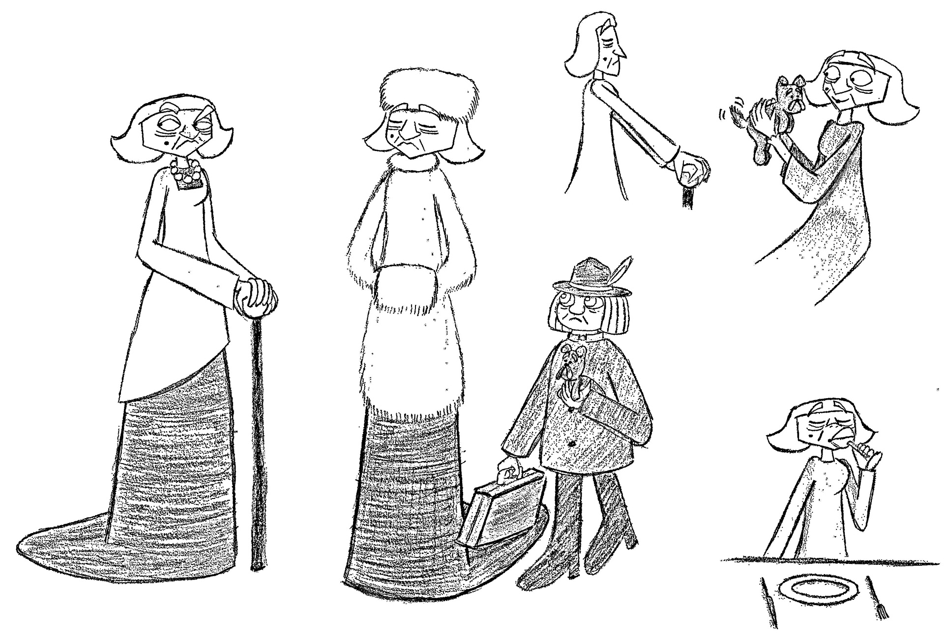 Princess Dragomiroff (model sheet)