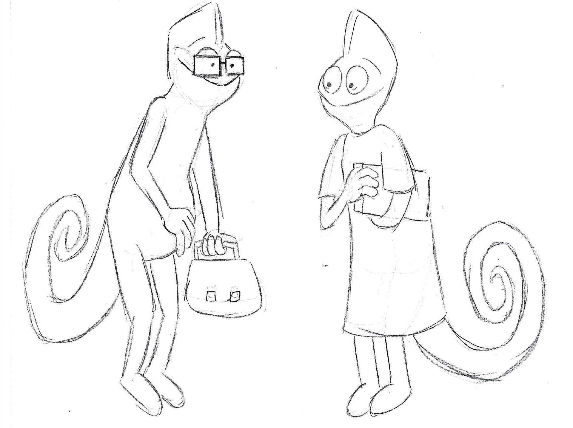 The Chameleon´s parents