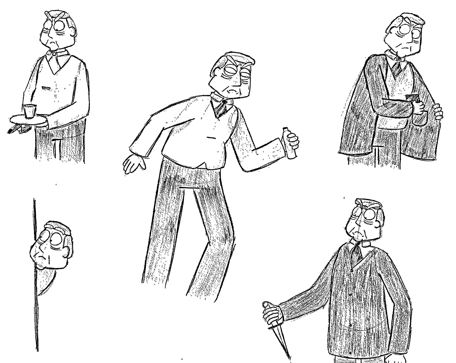 Edward Masterman (model sheet)