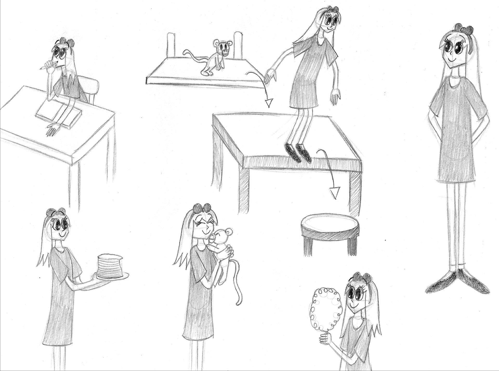 Annika Exploration Sketches