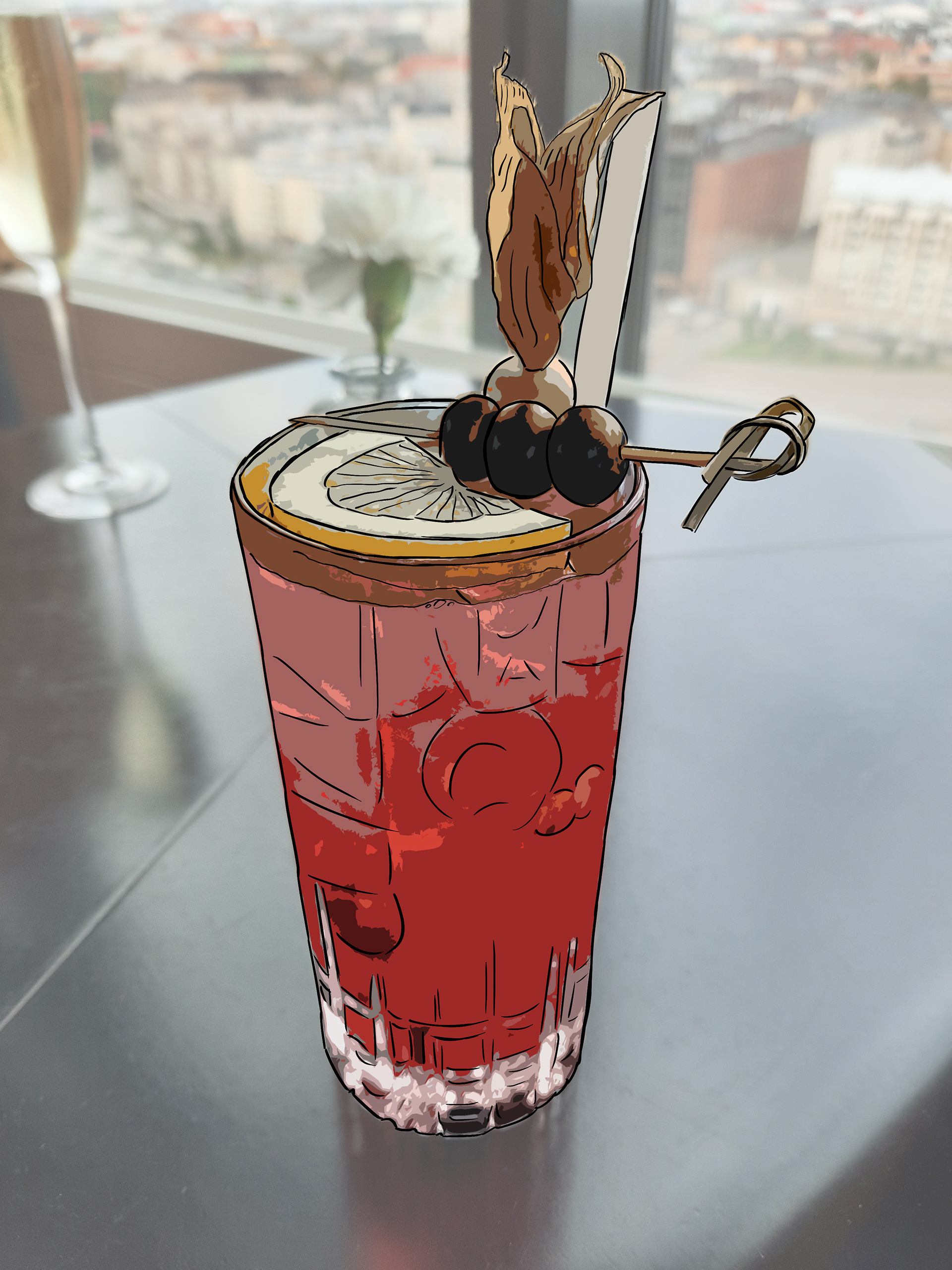 Mocktail (pop art style)