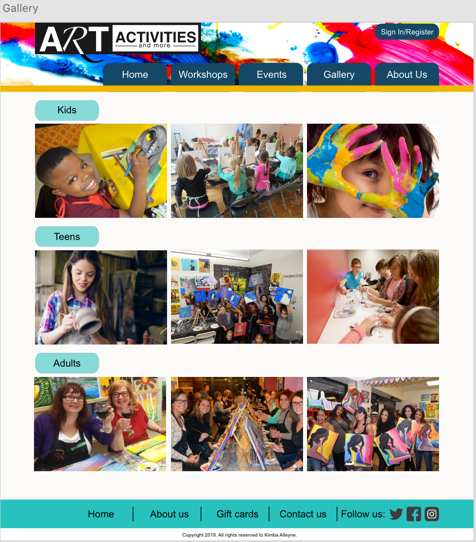 Gallery Page