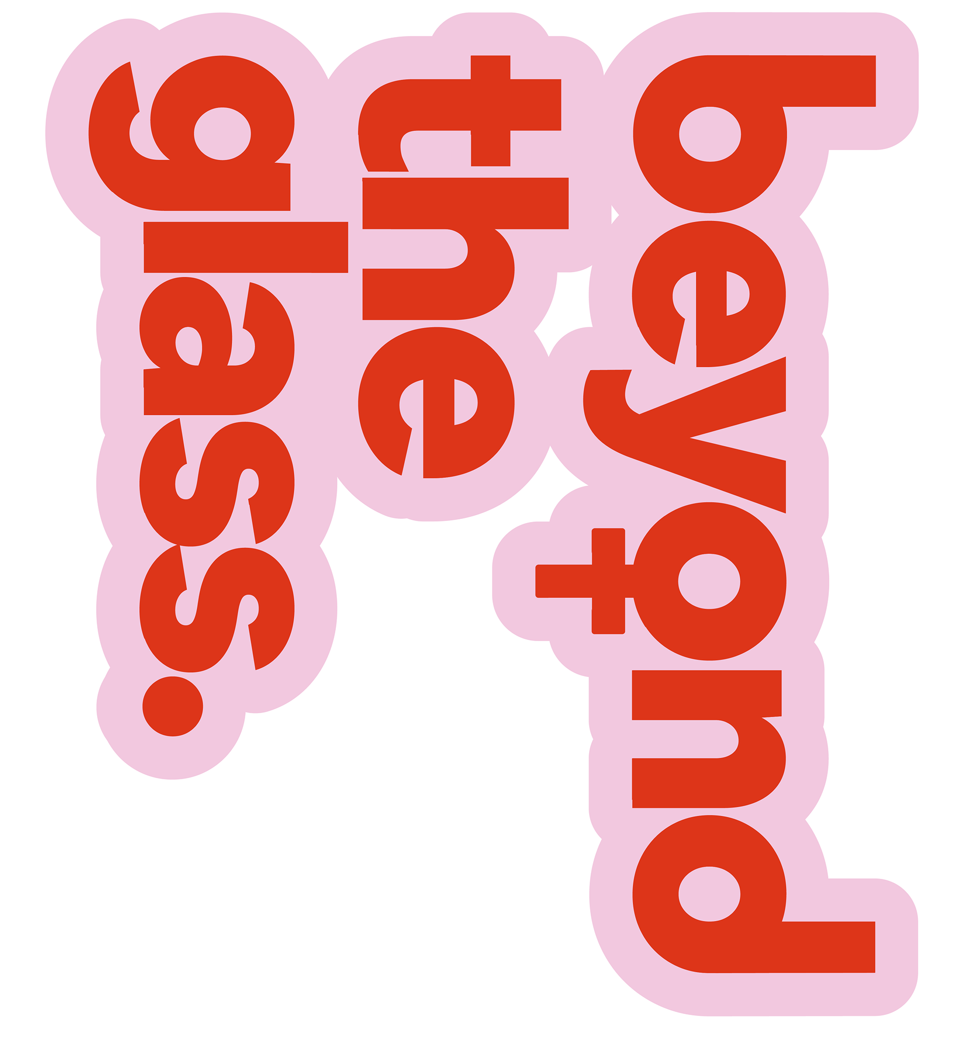 sticker design, sent with all items ordered