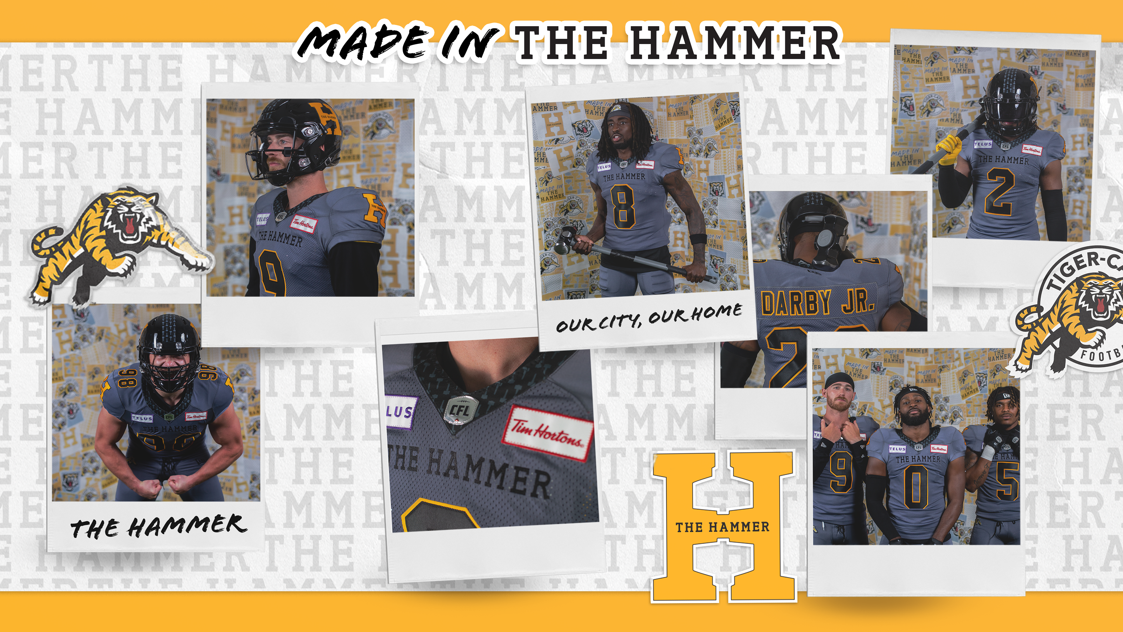 Hamilton Tiger-Cats announce new Made in the Hammer third jersey