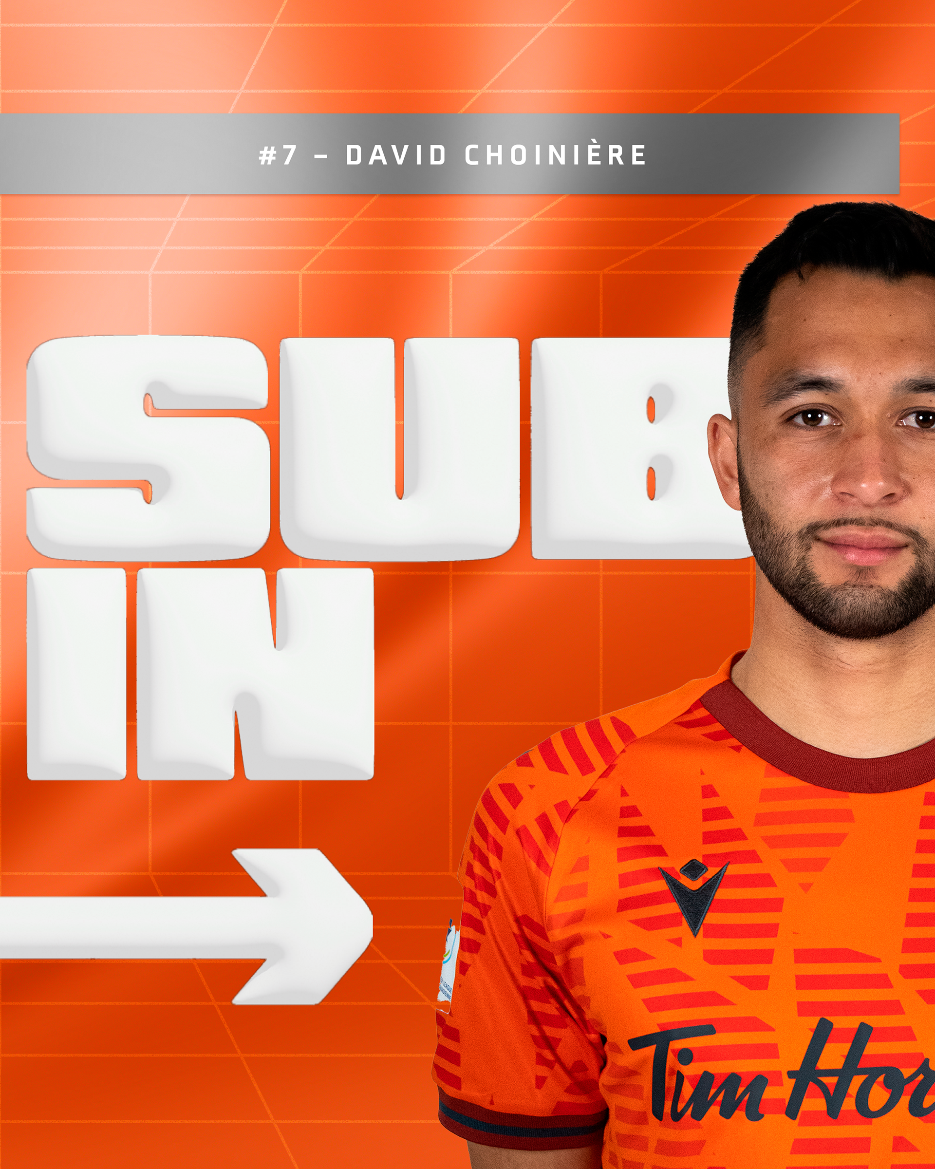 Sub in graphic, tweeted along side the sub out graphic for the respective sub