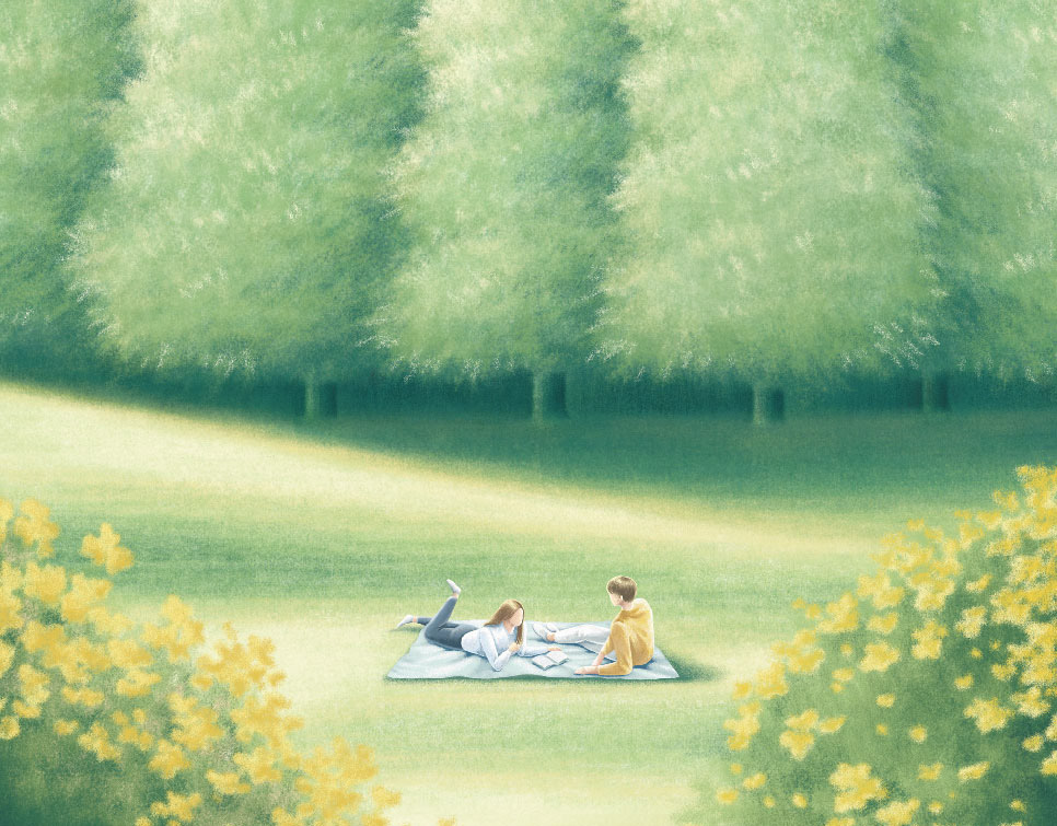 elmunuy drawing - picnic