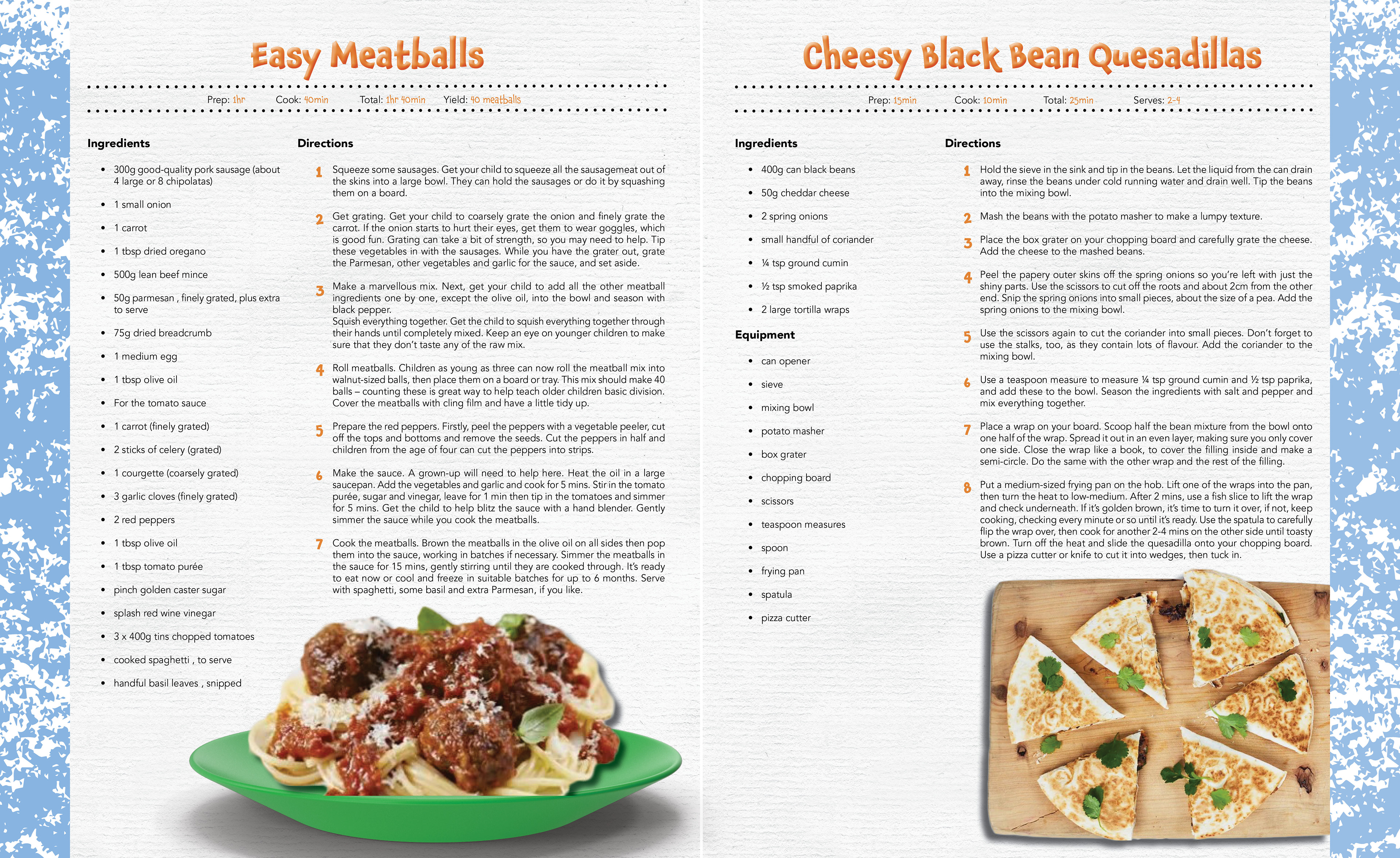 Kids in the Kitchen - 5-page feature for the October 2022 Food Issue (Page 2-3)