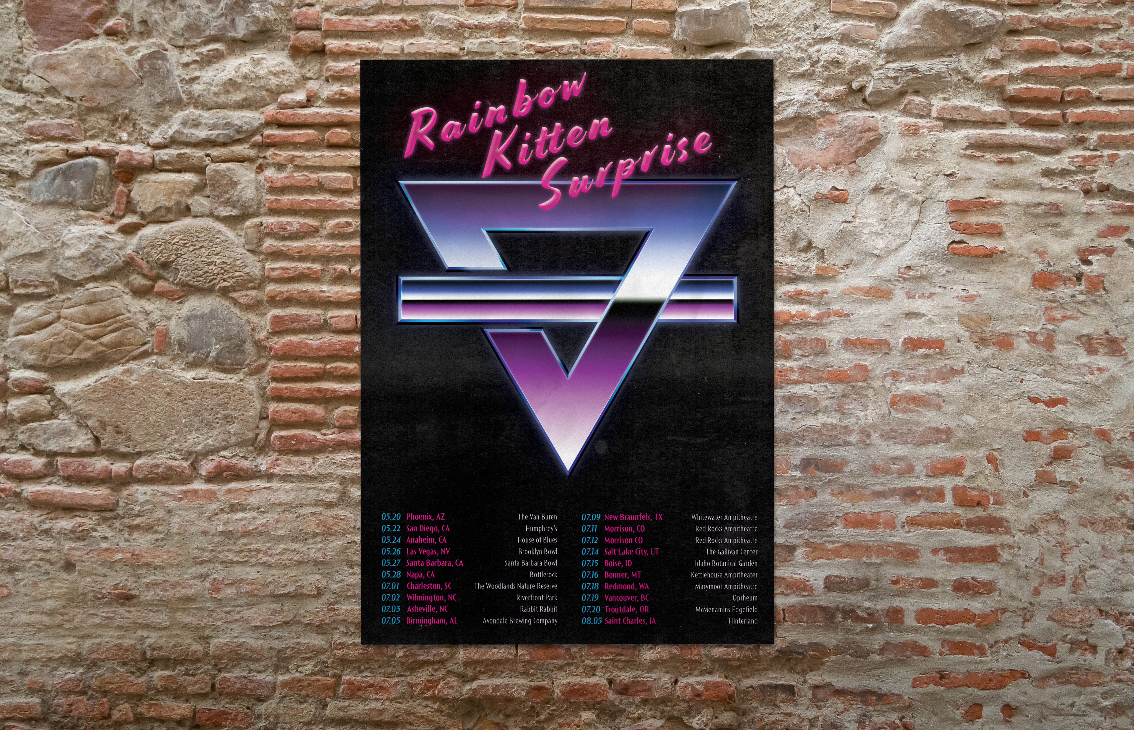 Tour Poster (Mockup designed by Vectonauta - Freepik.com)