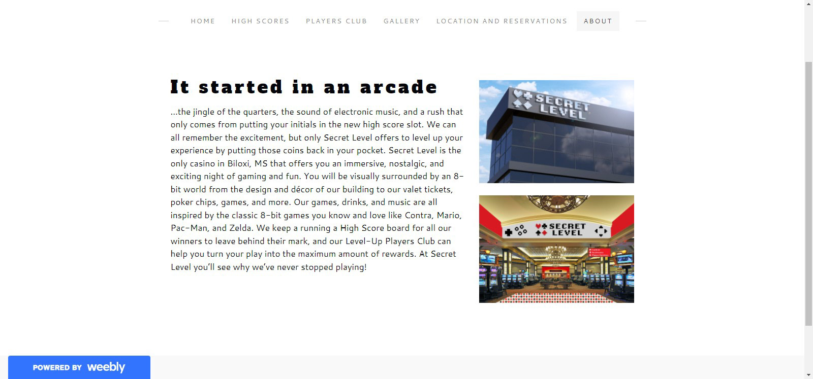 Website Screen Grabs - About Page