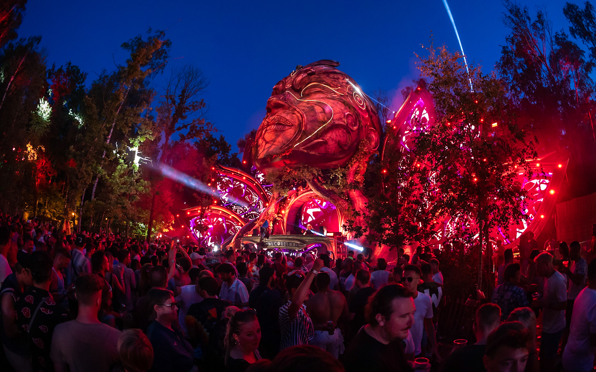 Marcel Dettmann in het sprookjesbos.