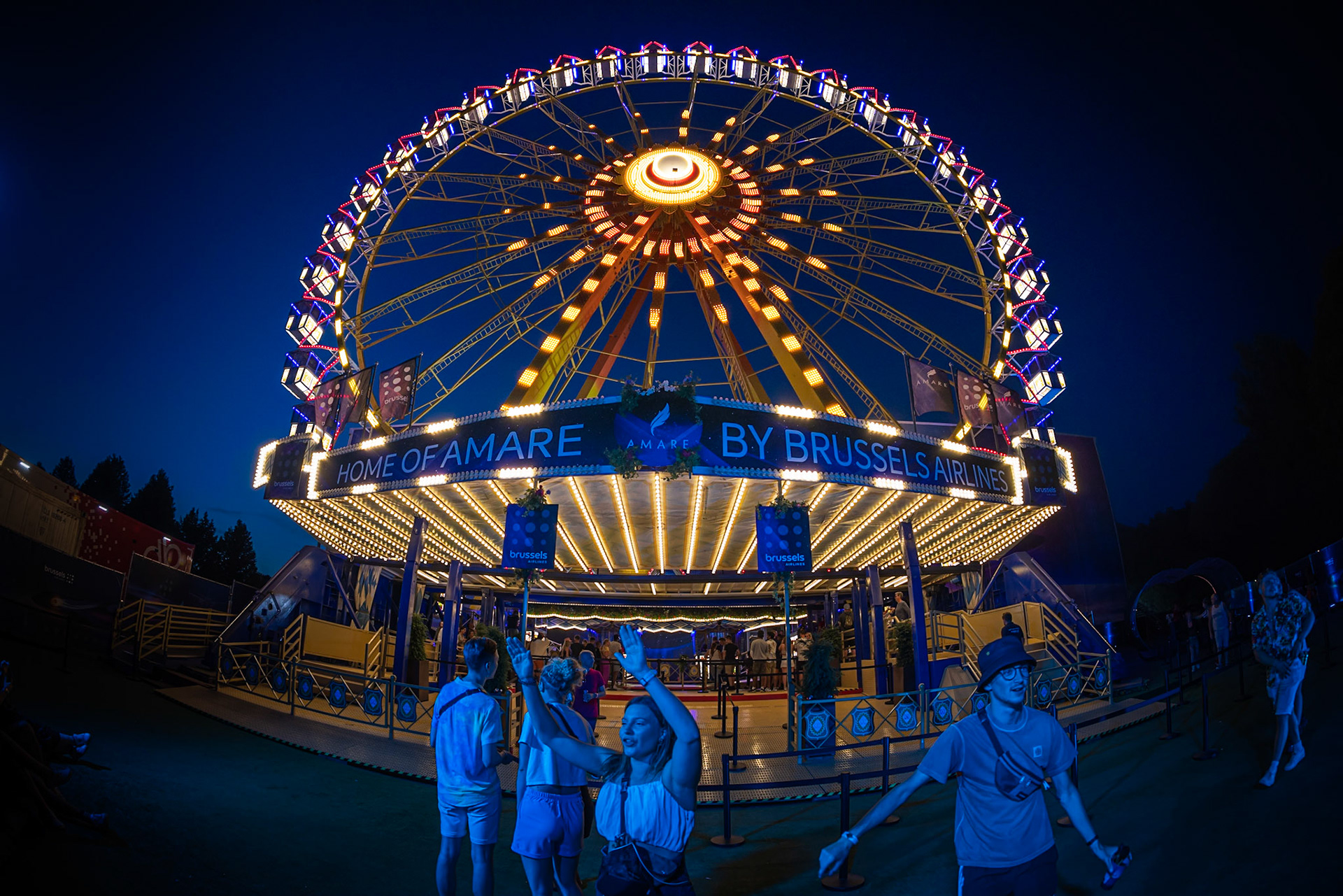 Toch ook even een toertje op het reuzenrad gemaakt. Een ideale moment om te genieten van het uitzicht over de Rupelstreek.