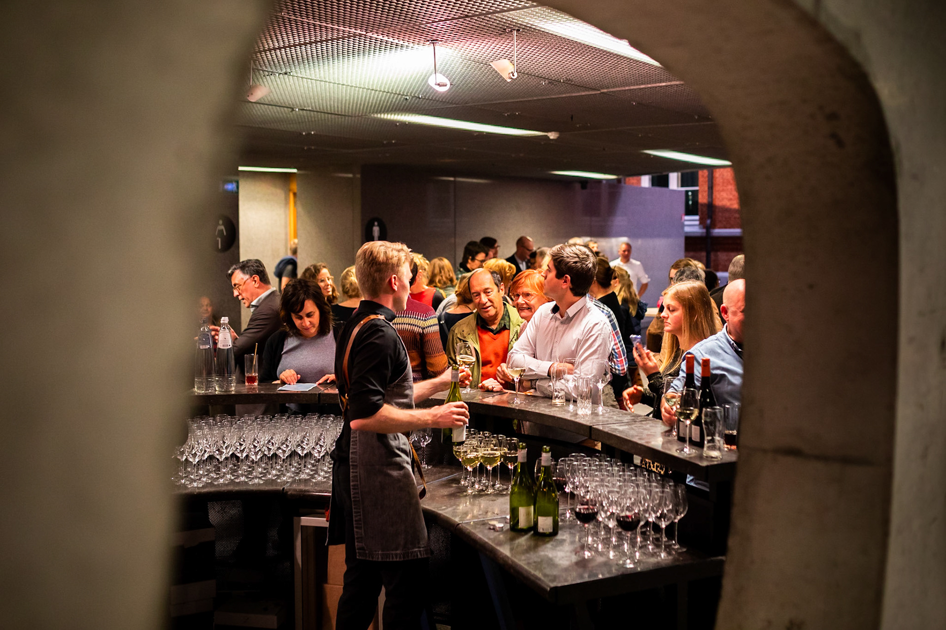 Receptie bedrijfsfeest.