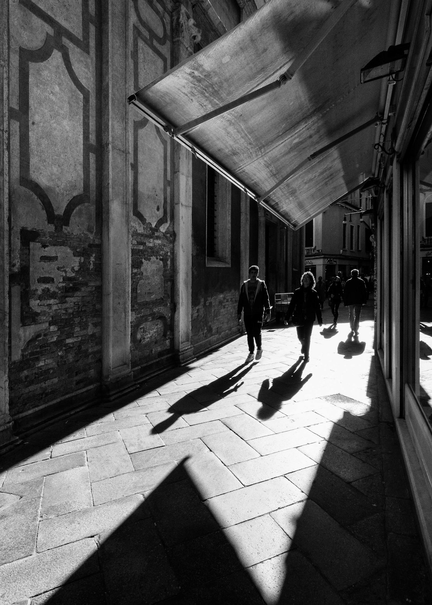 Winter Street in Venice