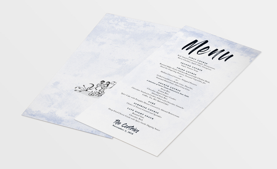Wedding Menu