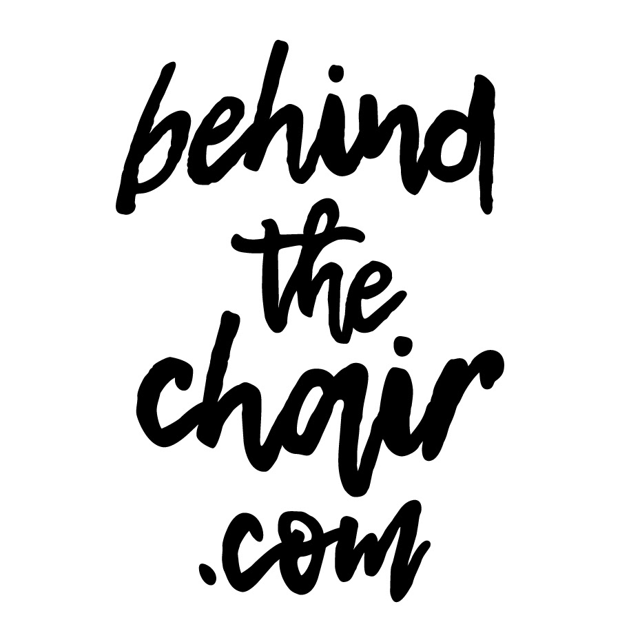 Behindthechair Script Logo