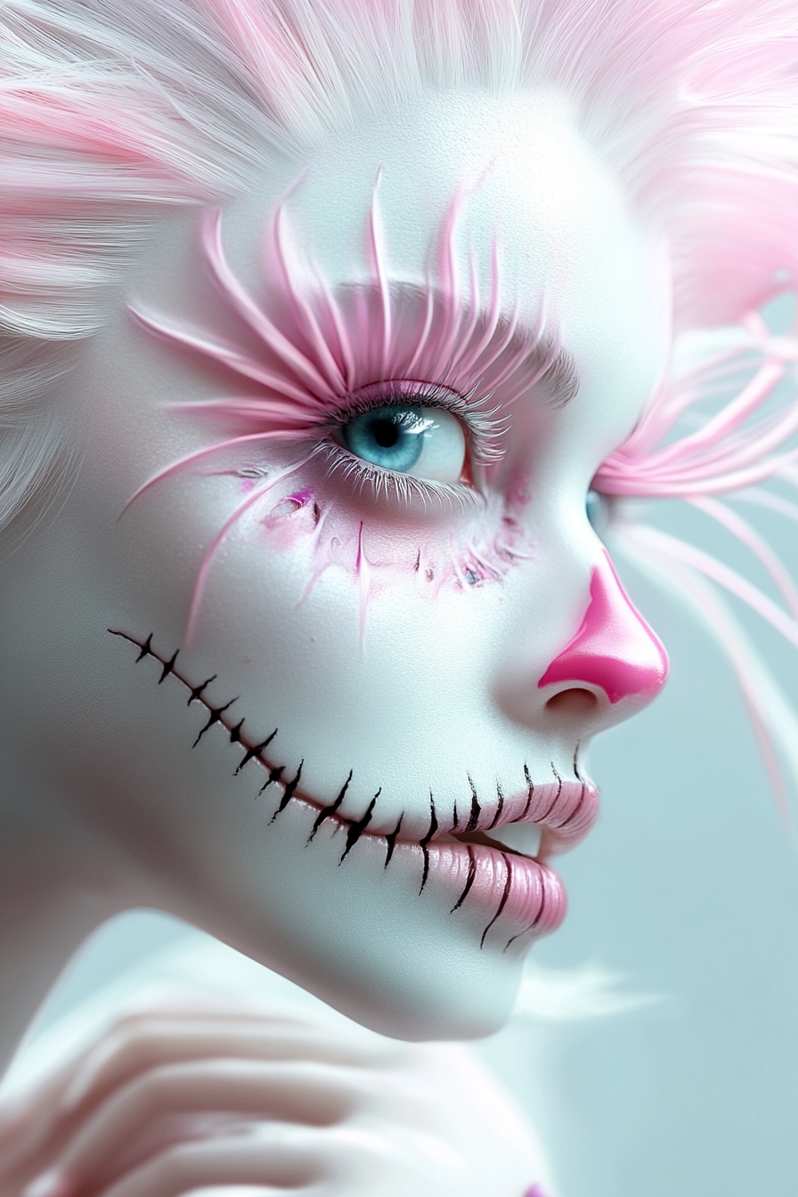 Fantasy Skull made in Midjourney v 6.1 + sref for the style