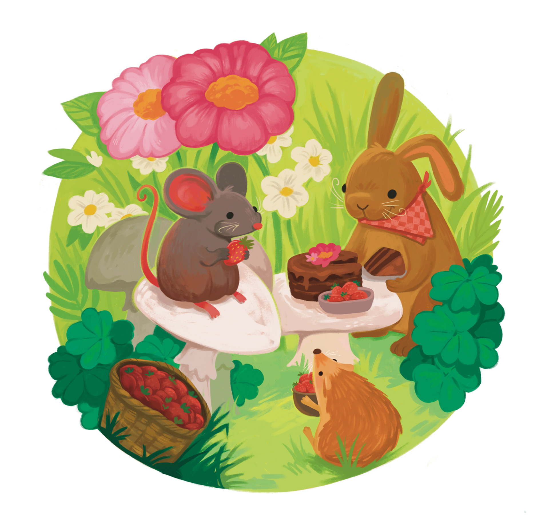 Spring Gathering; Procreate 2024