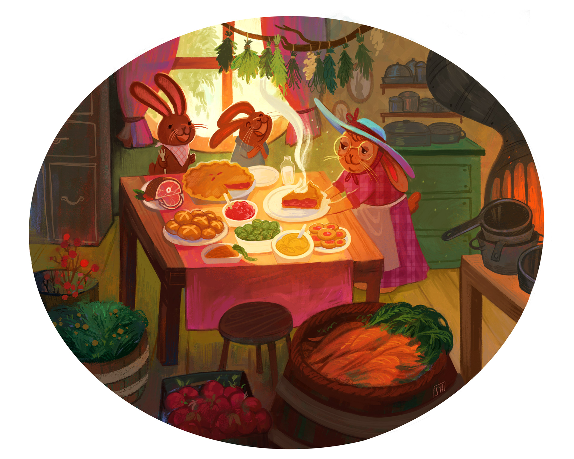 Thanksgiving; Procreate 2023