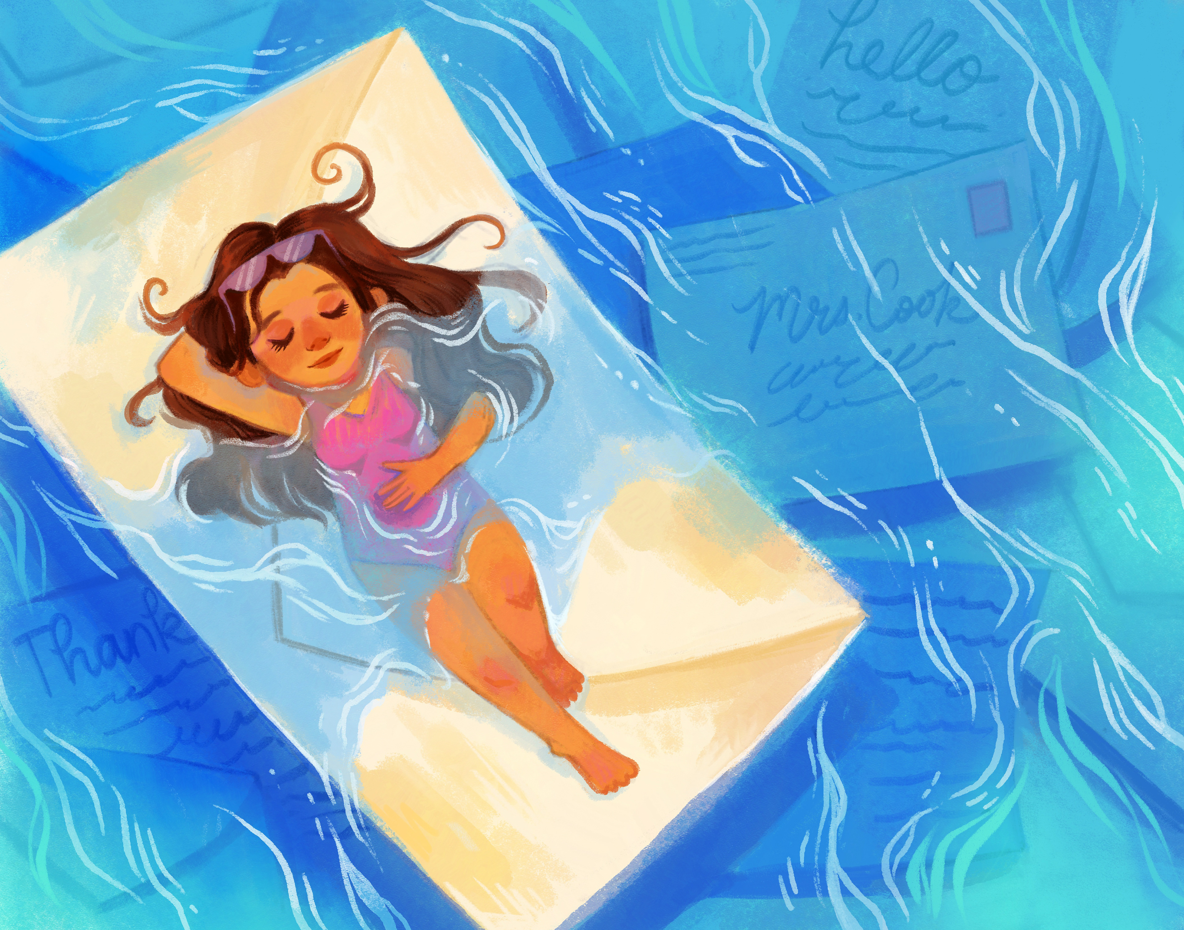 Wish You Were Here; Procreate 2023