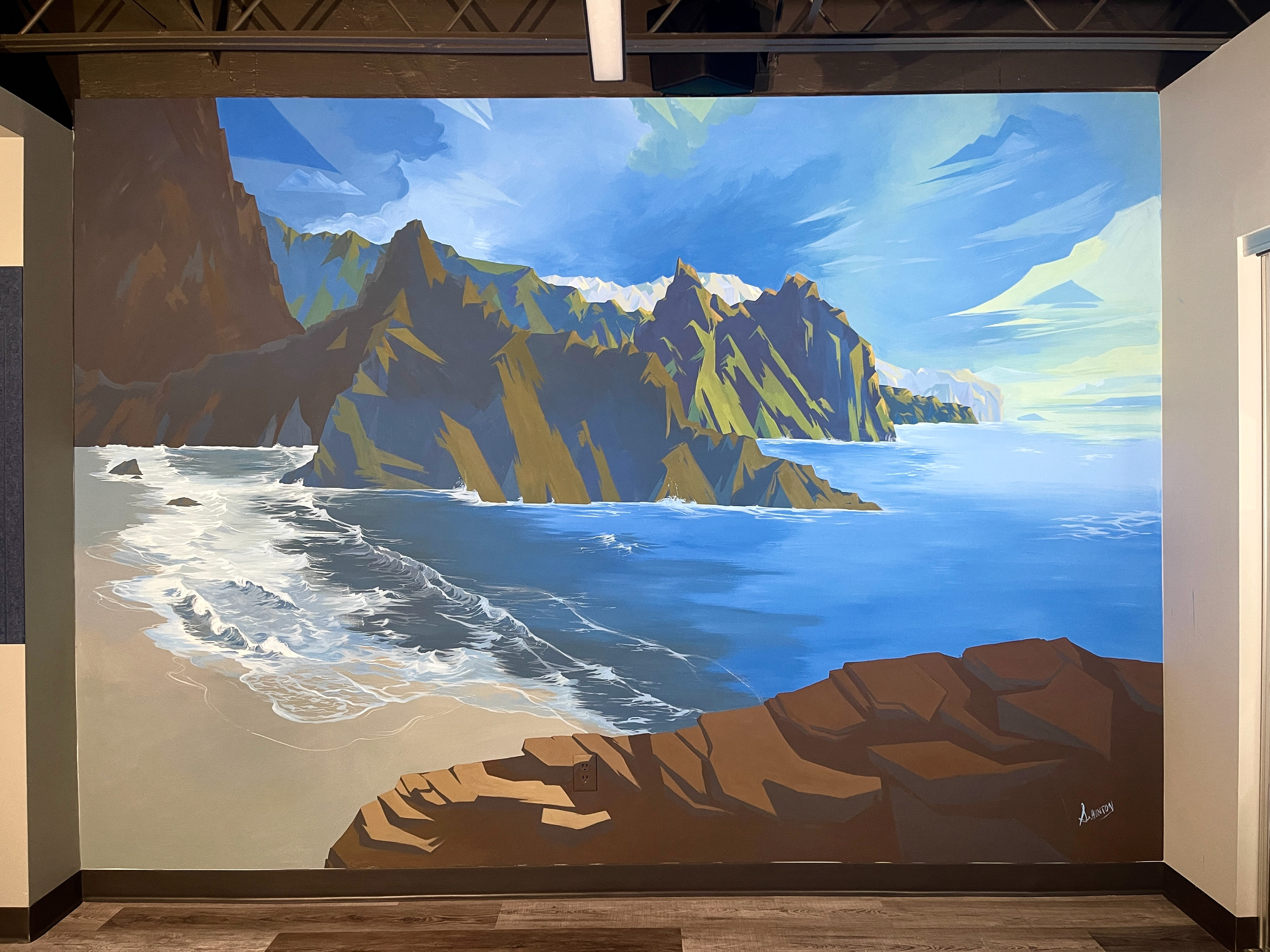 Mural at FK Architecture; 2021