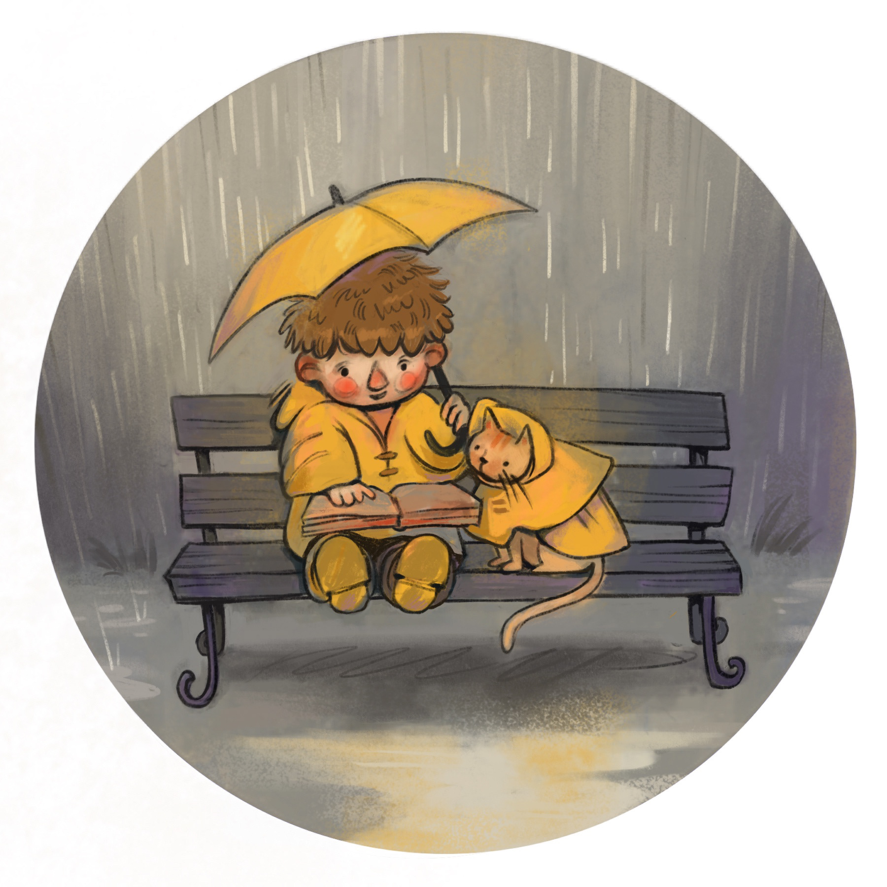 Yellow; Procreate 2023