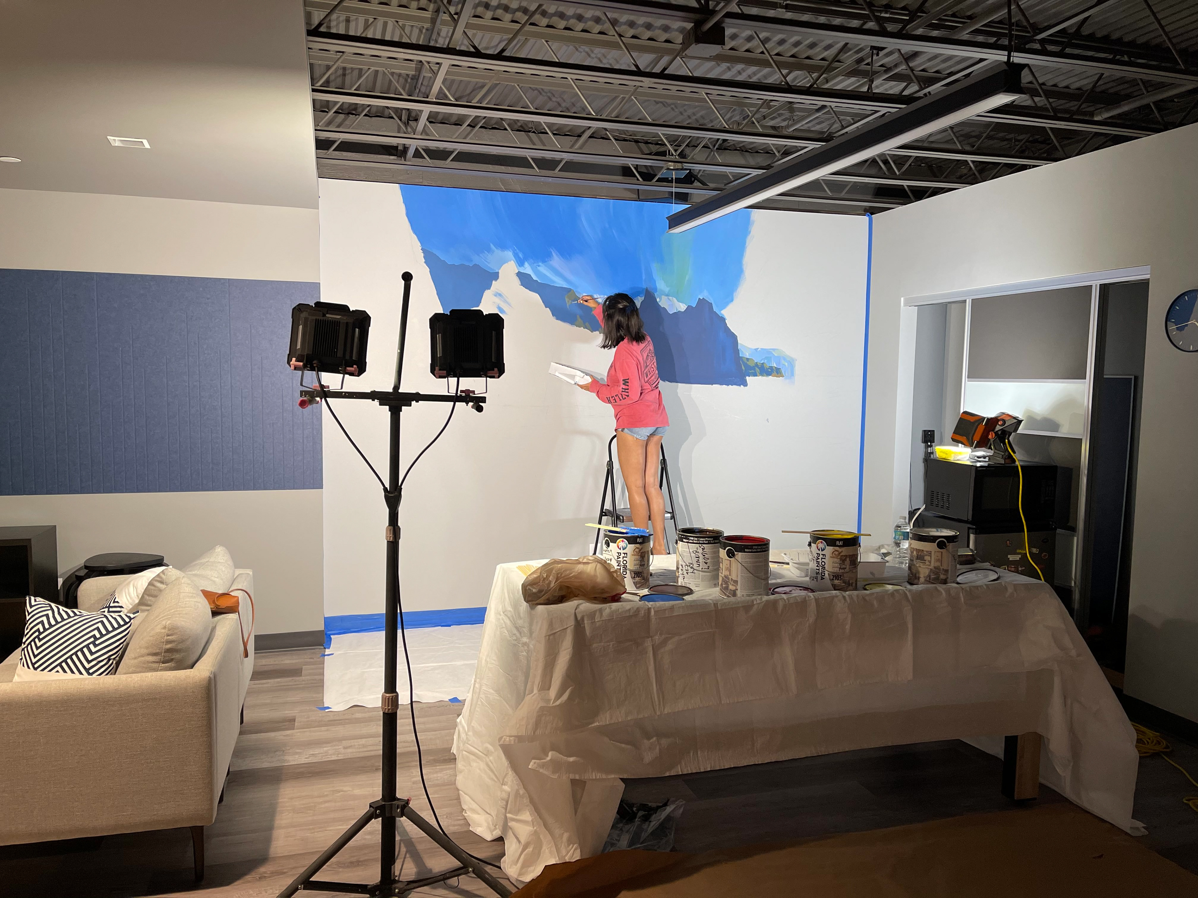Mural Progress