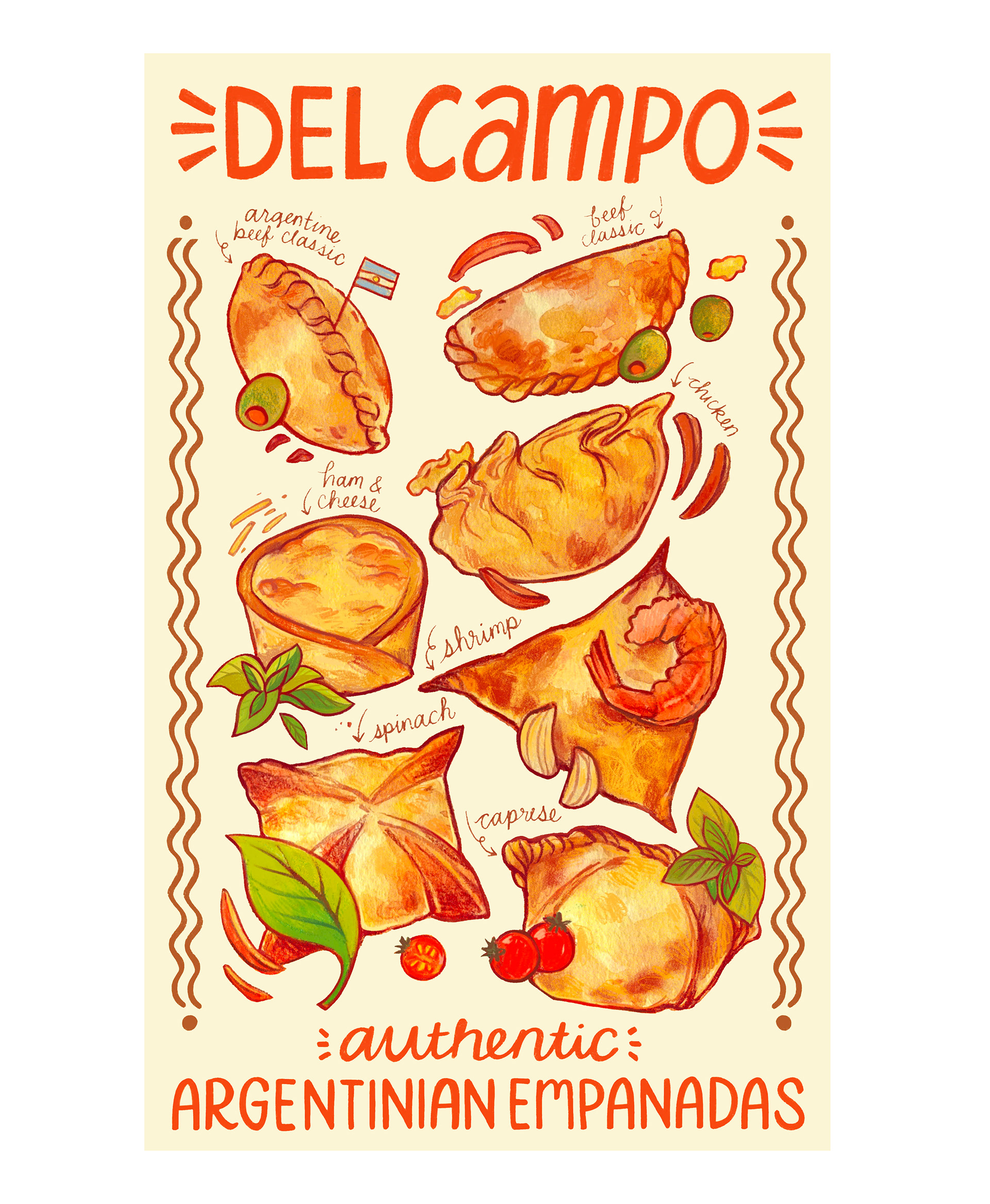 Del Campo Restaurant Poster