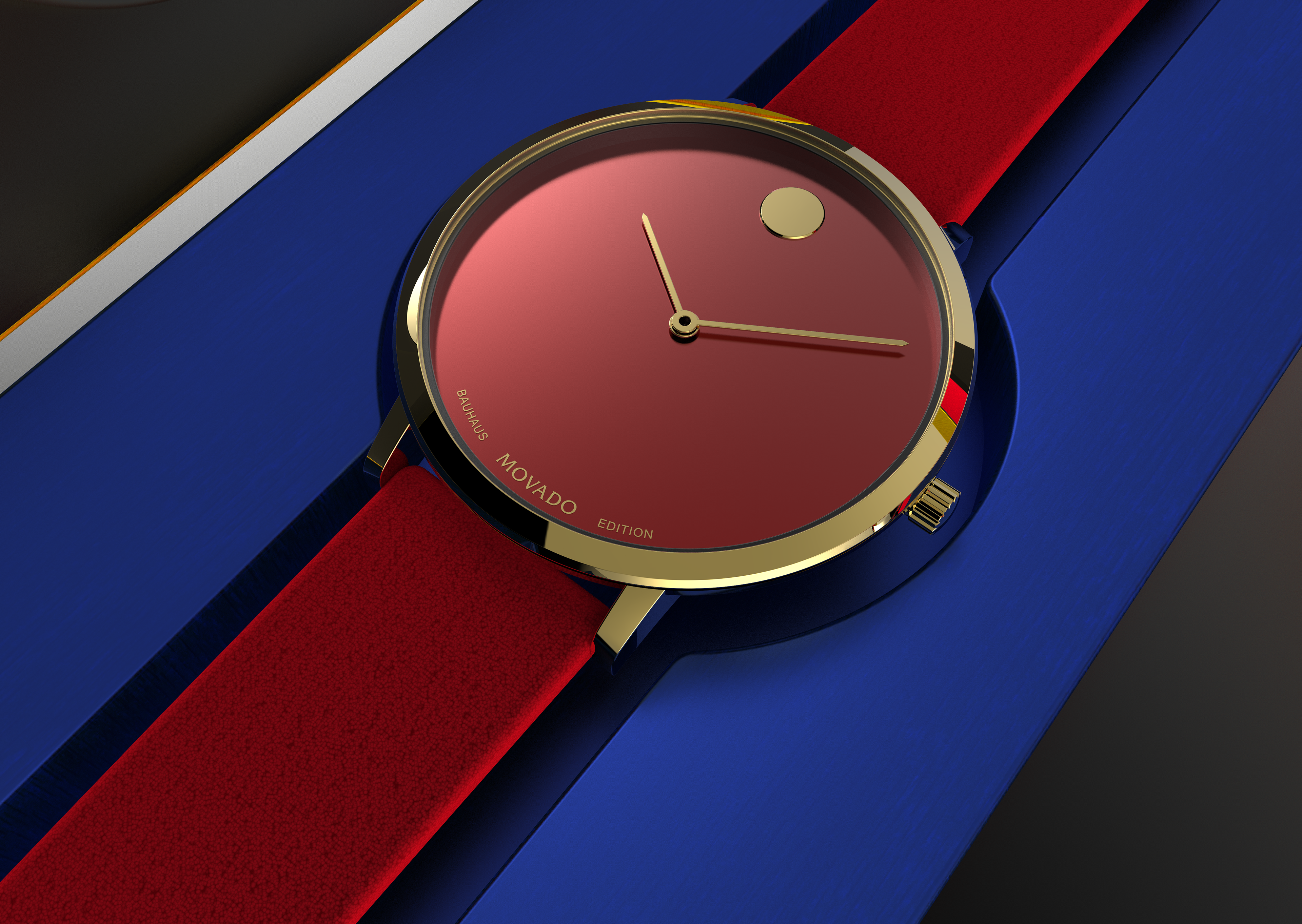 Red movado on sale