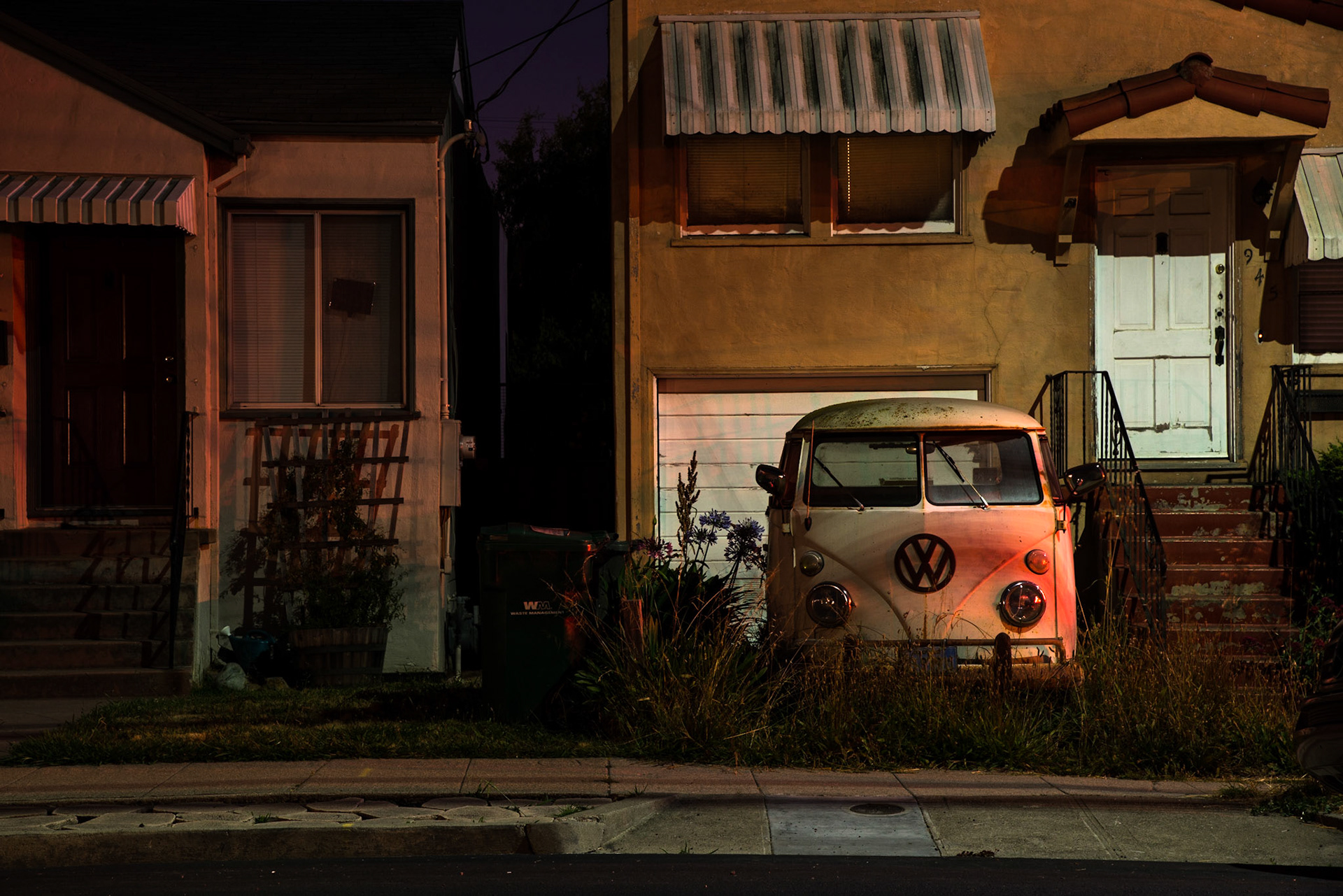 "Jackson Ave, 10:27 pm," Albany CA. June 2016
