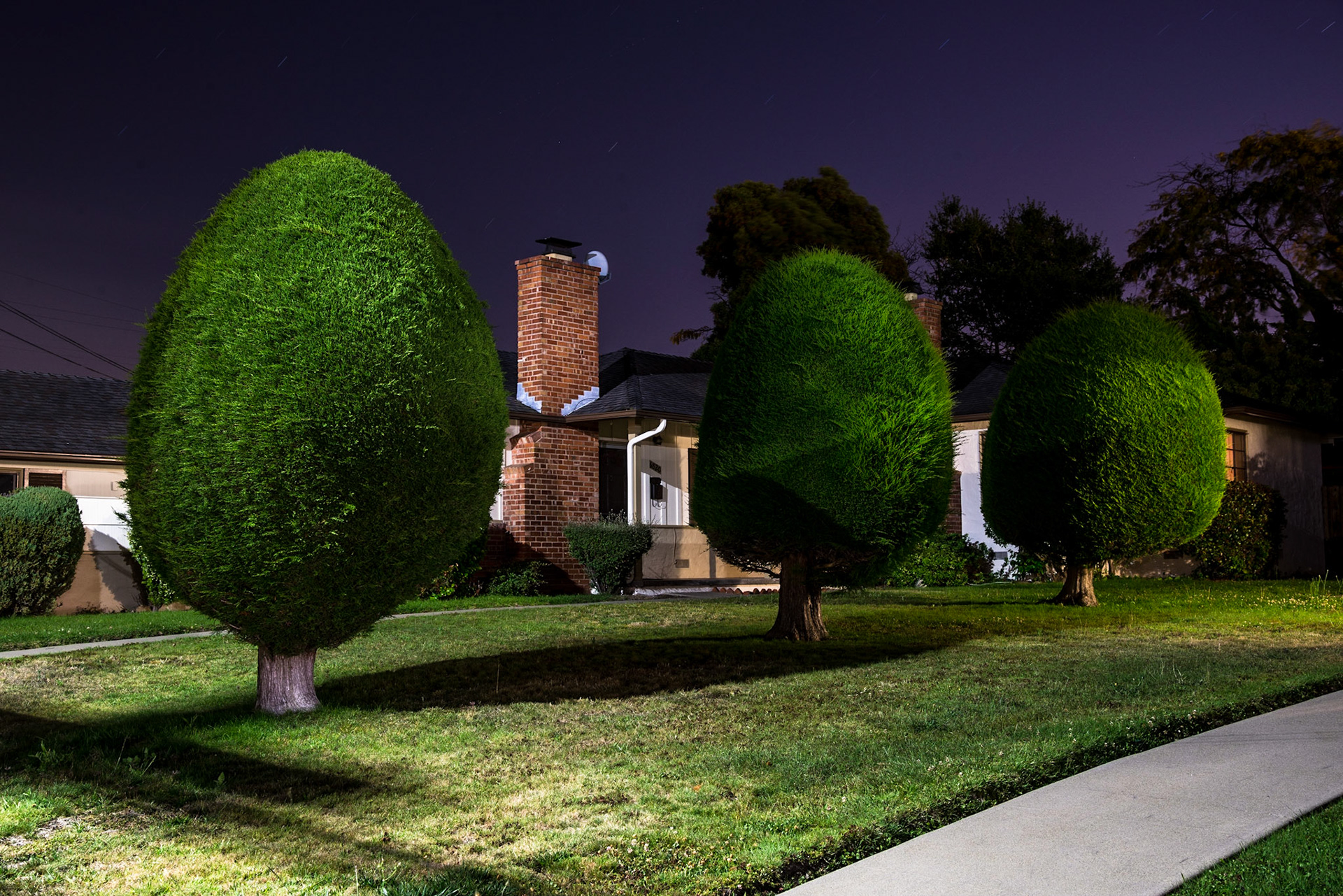 "Fairmont Ave, 10:36 pm," El Cerrito CA. August 2016