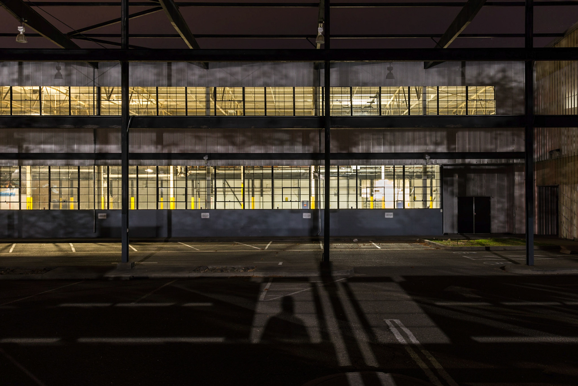 "Eighth St, 9:17 pm," Berkeley CA. August, 2016.