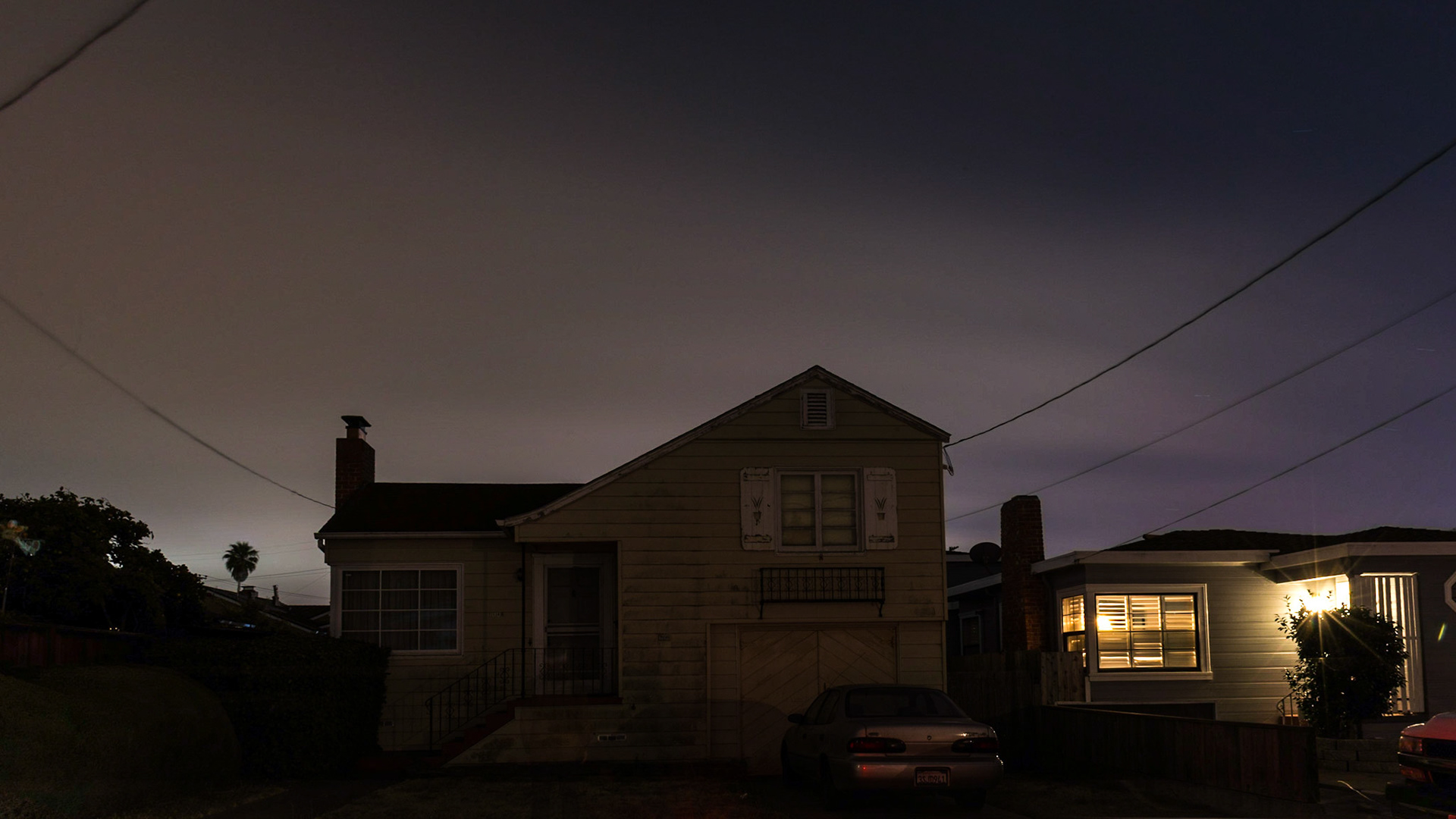 "B St, 9:04 pm," El Cerrito CA. August 2016