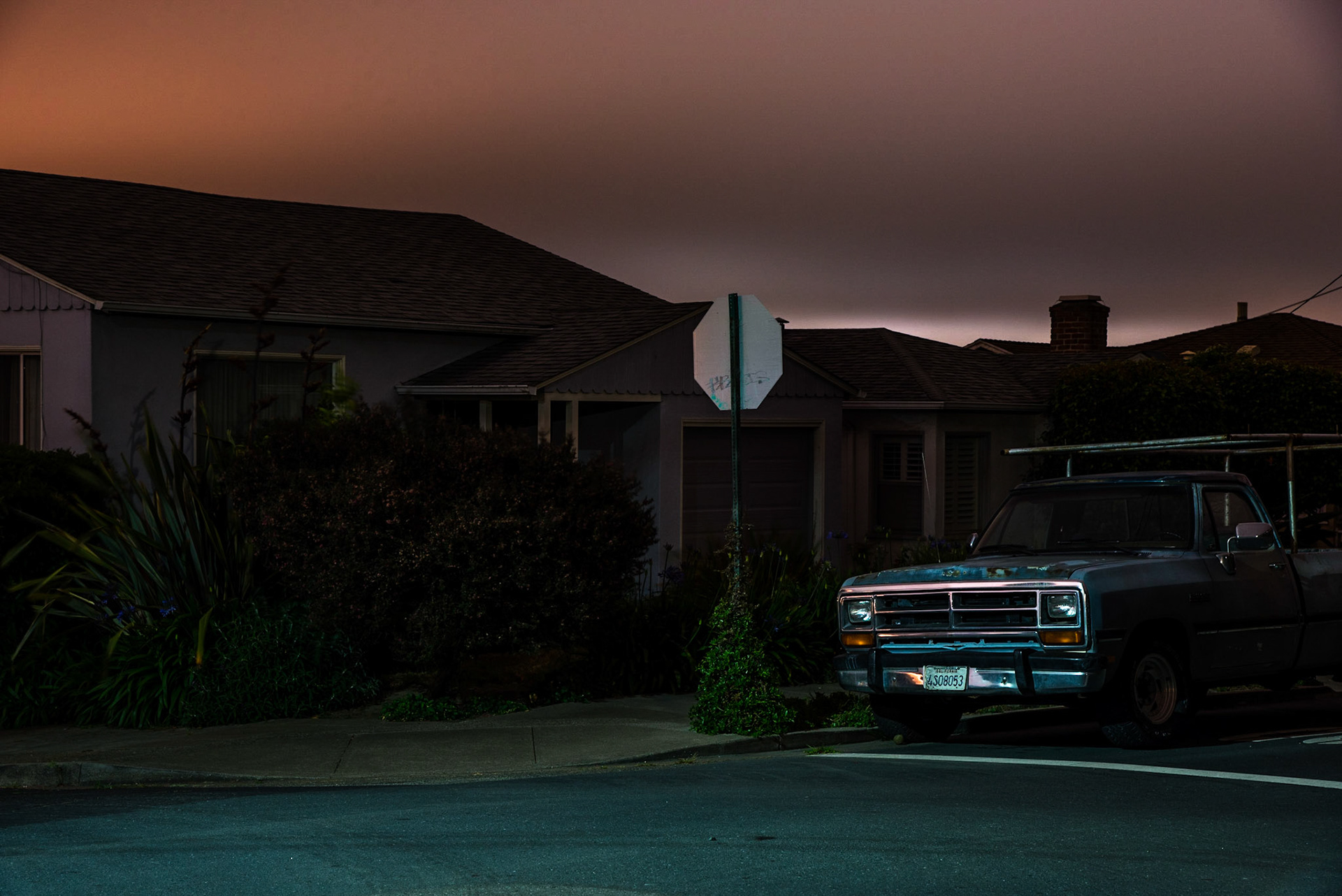 "Madison St, 11:59 pm," Albany CA. June, 2016