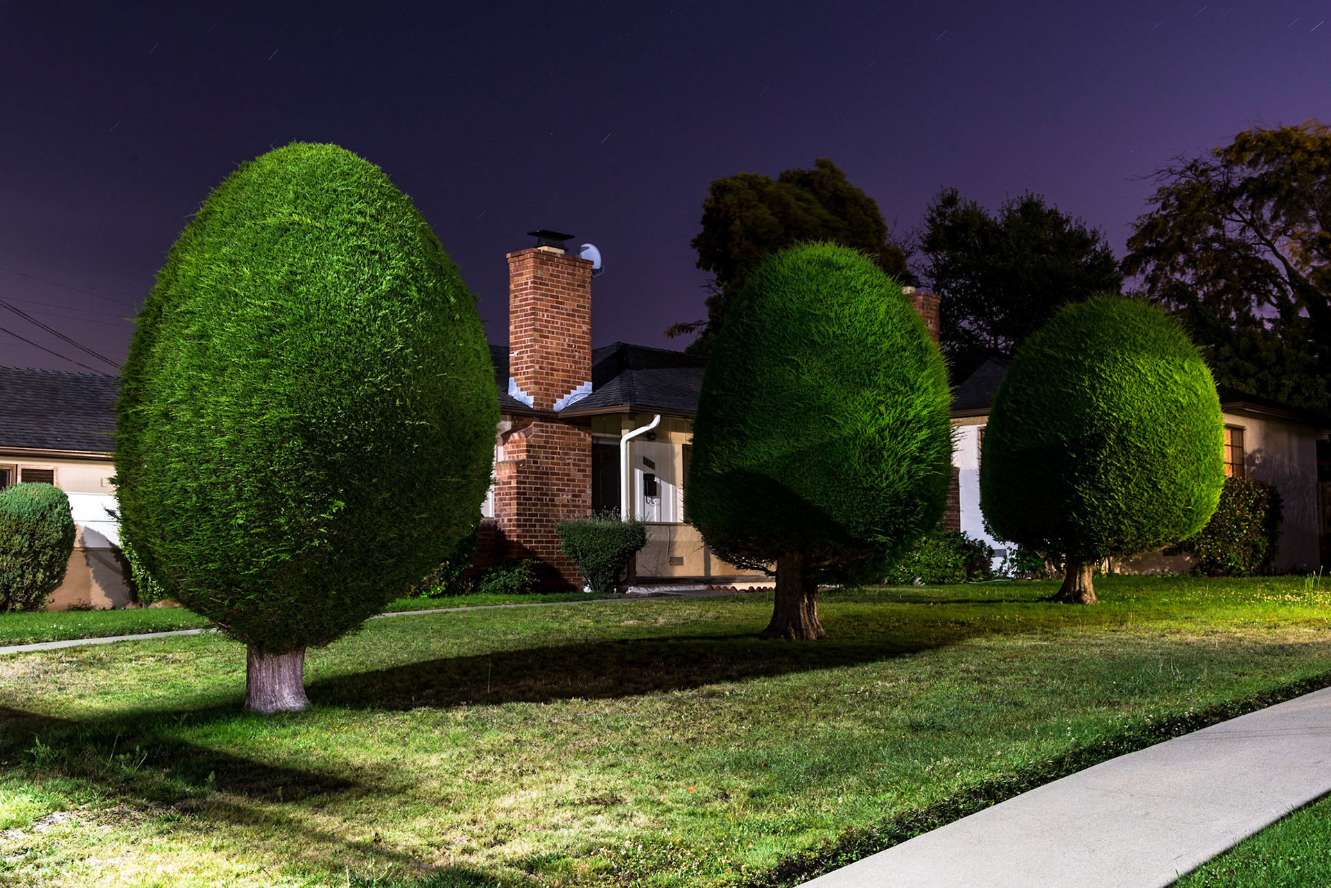 "Fairmont Ave, 10:36 pm," El Cerrito CA. August 2016