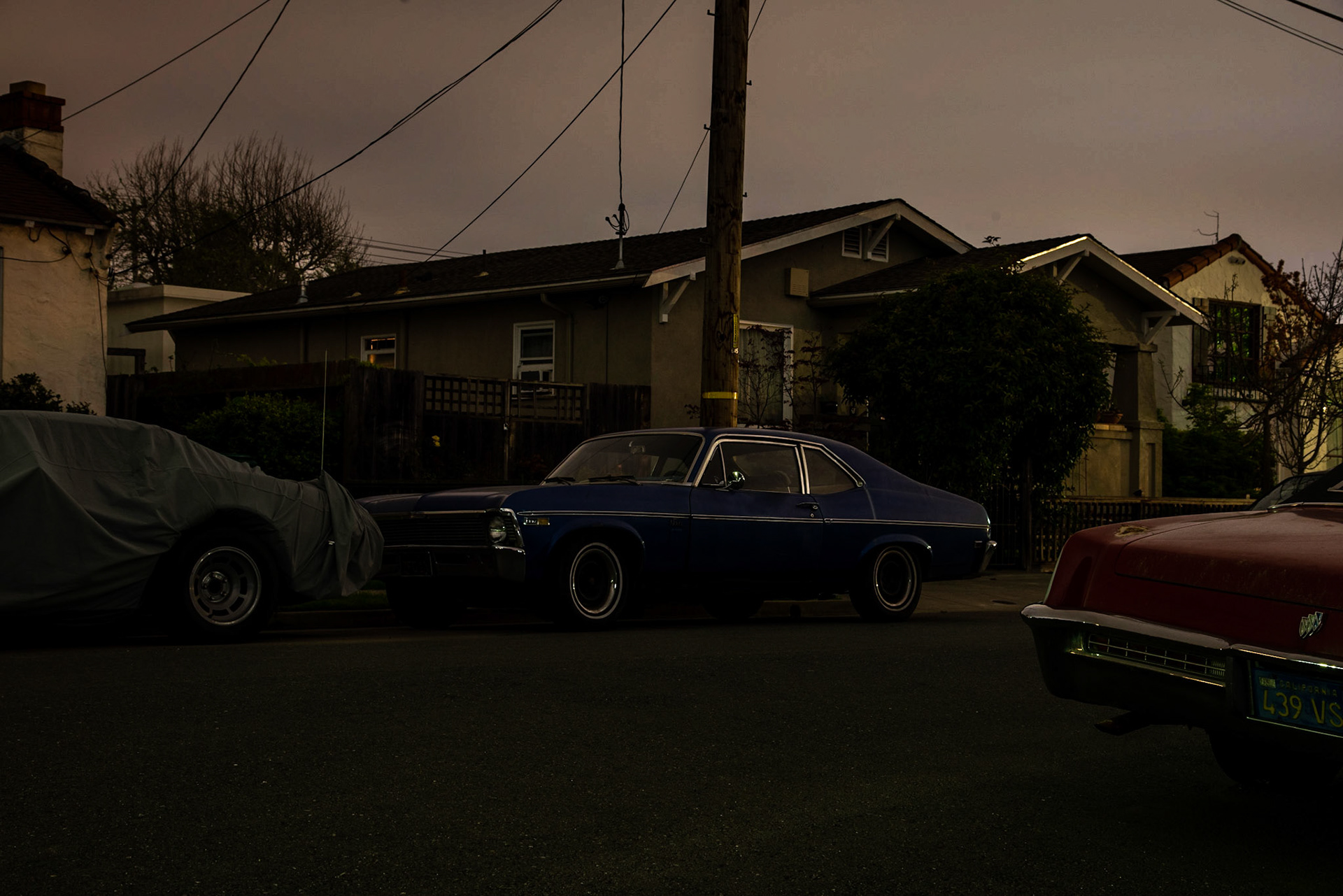"San Gabriel Ave, 11:22 pm," Albany CA, April 2019