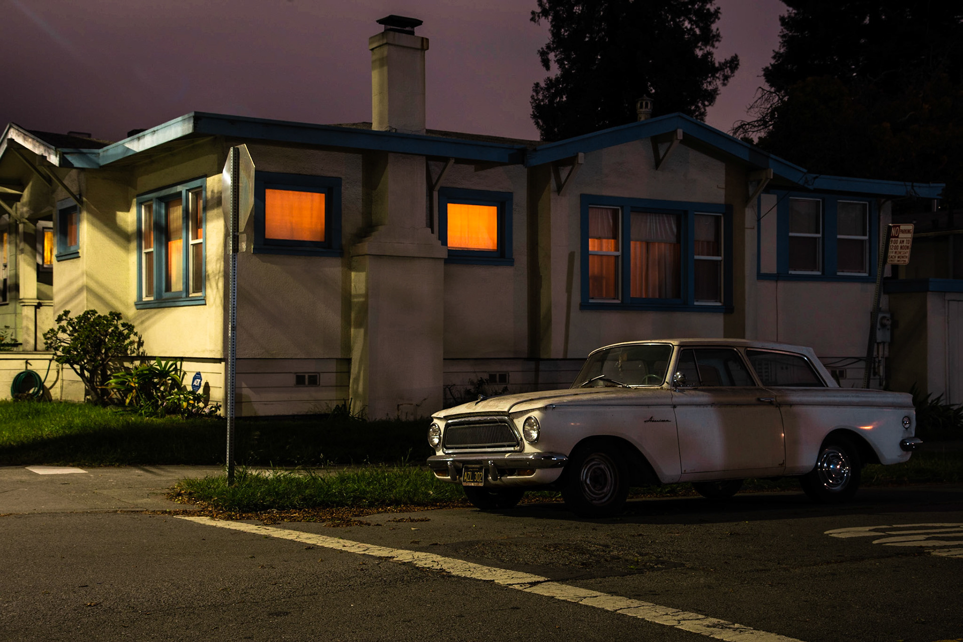 "McGee Ave, 10:38 pm," Berkeley, CA. May 13, 2019.