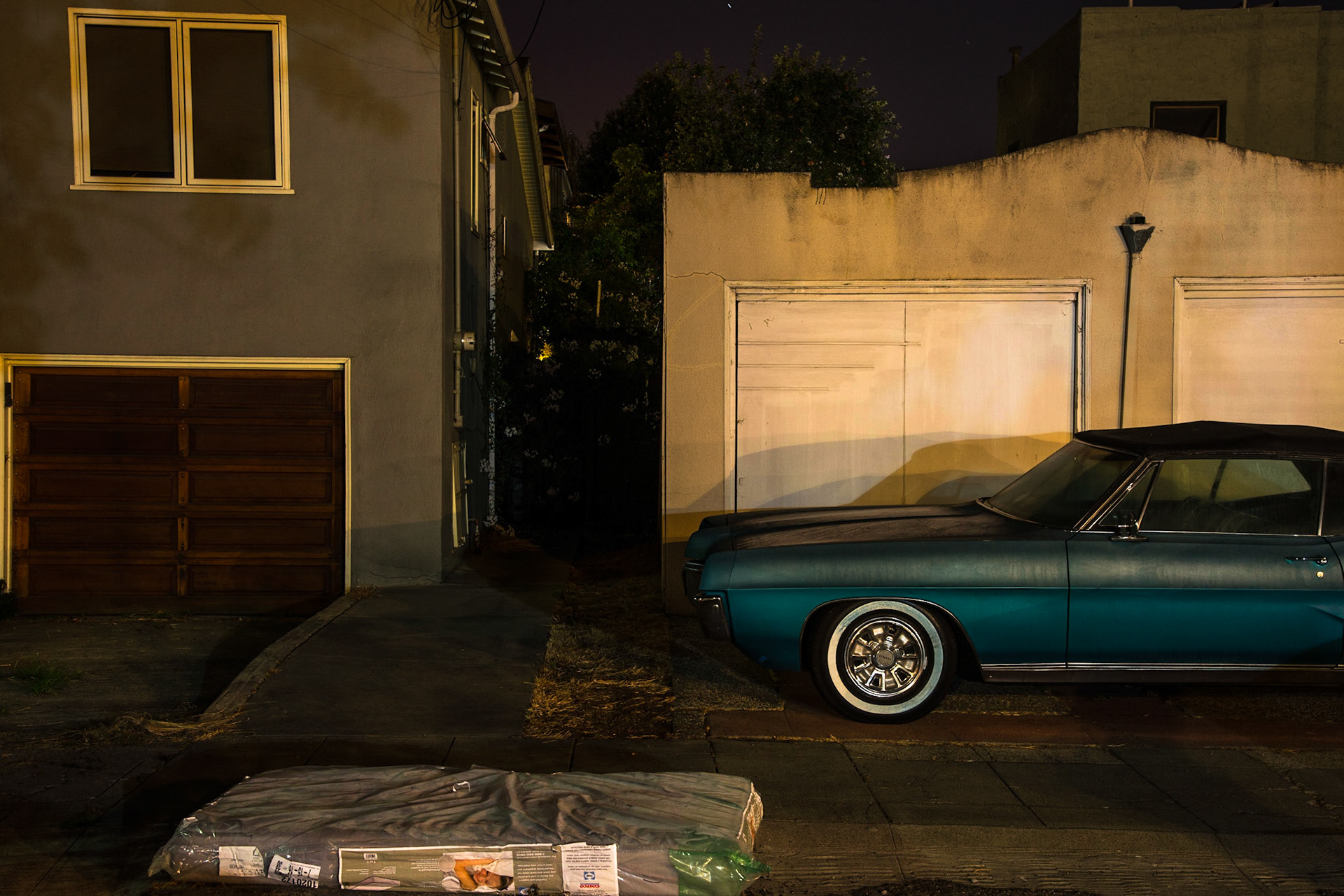 "Stannage Ave, 9:41 pm," Albany CA. July 2016