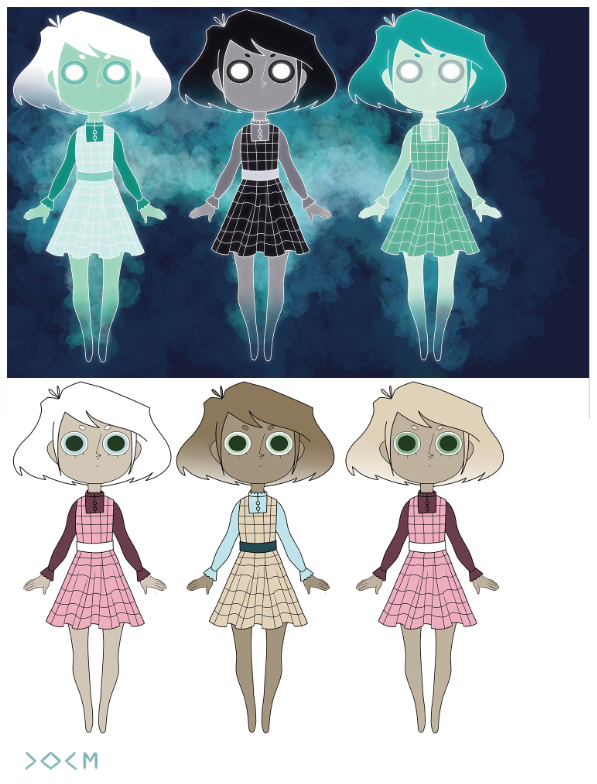 Evocation Main Character Colour Tests