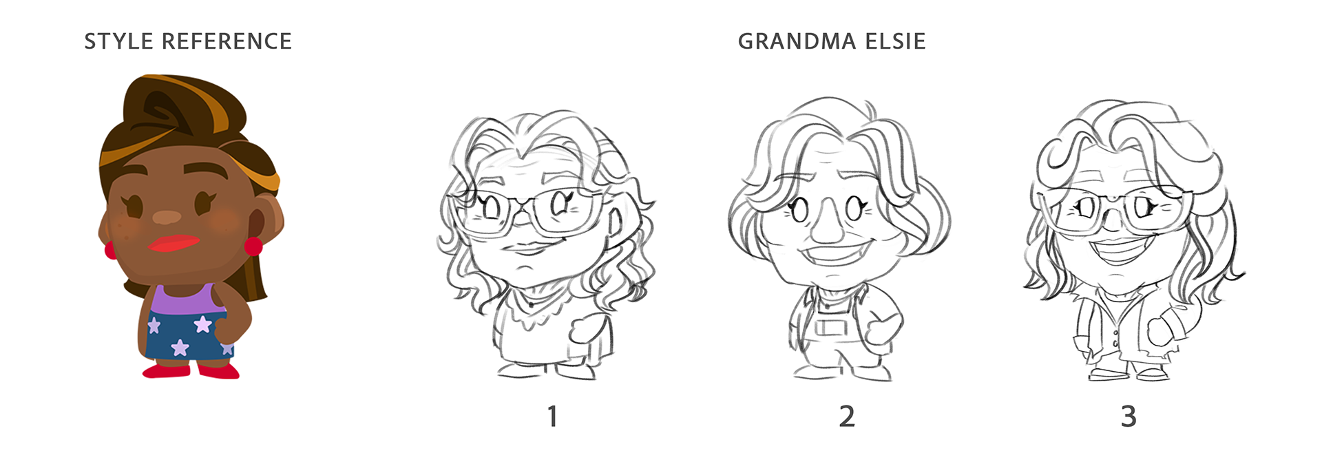 Concepts for Grandma Elsie - marshmallow style