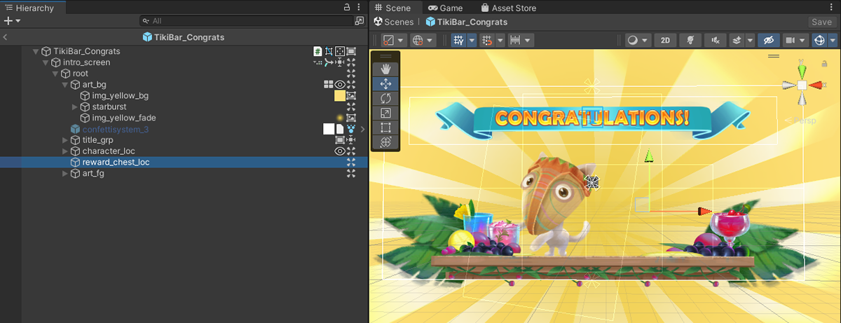 Unity prefab progress preview