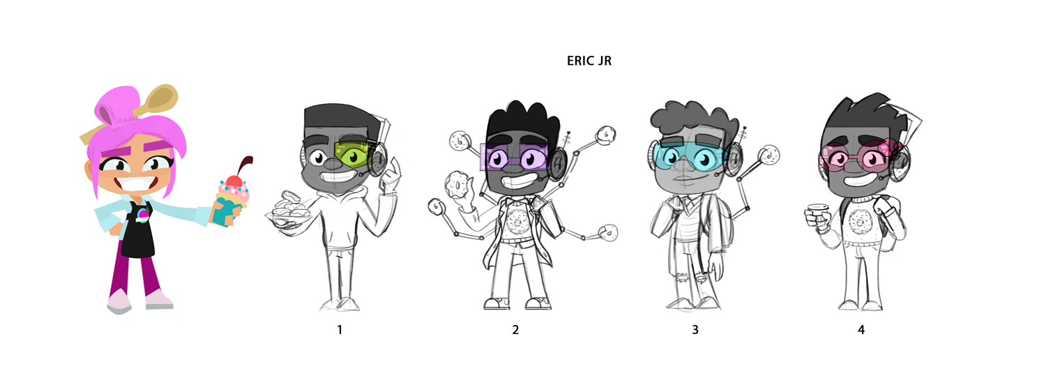 Concepts for Eric Jr. - second style pass