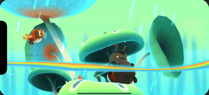 Sleeping ladybug idle