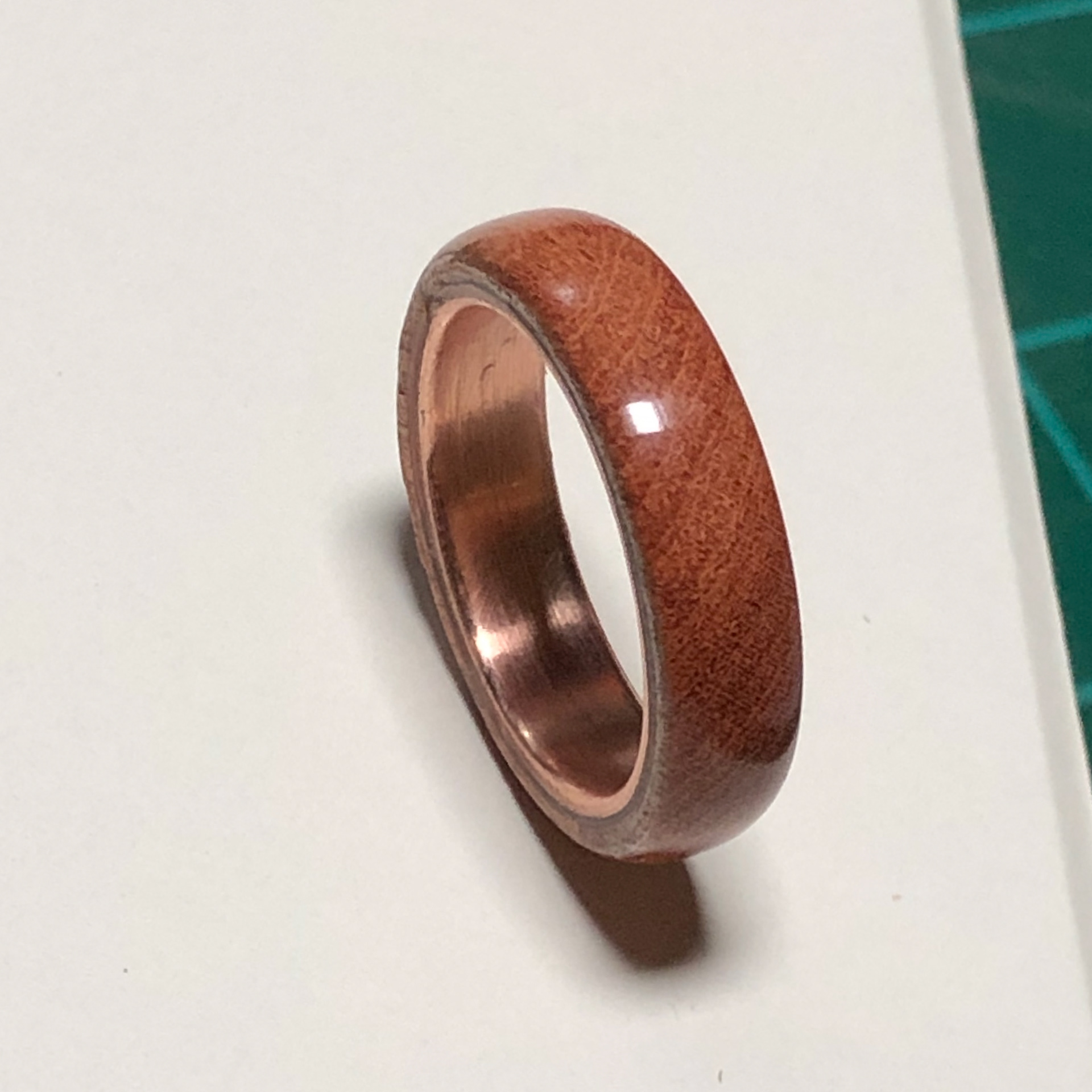 Rose wood, copper core